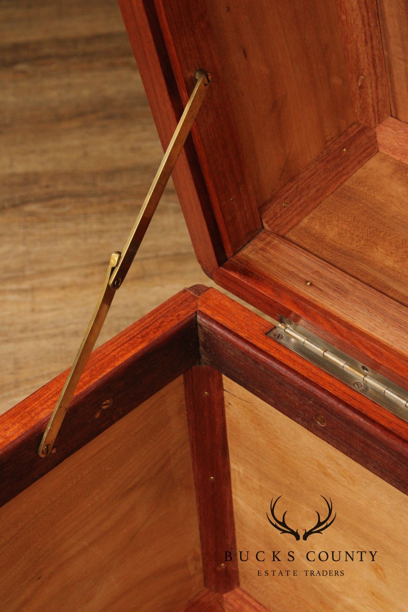 Chinese Rosewood Long Paneled Blanket Chest