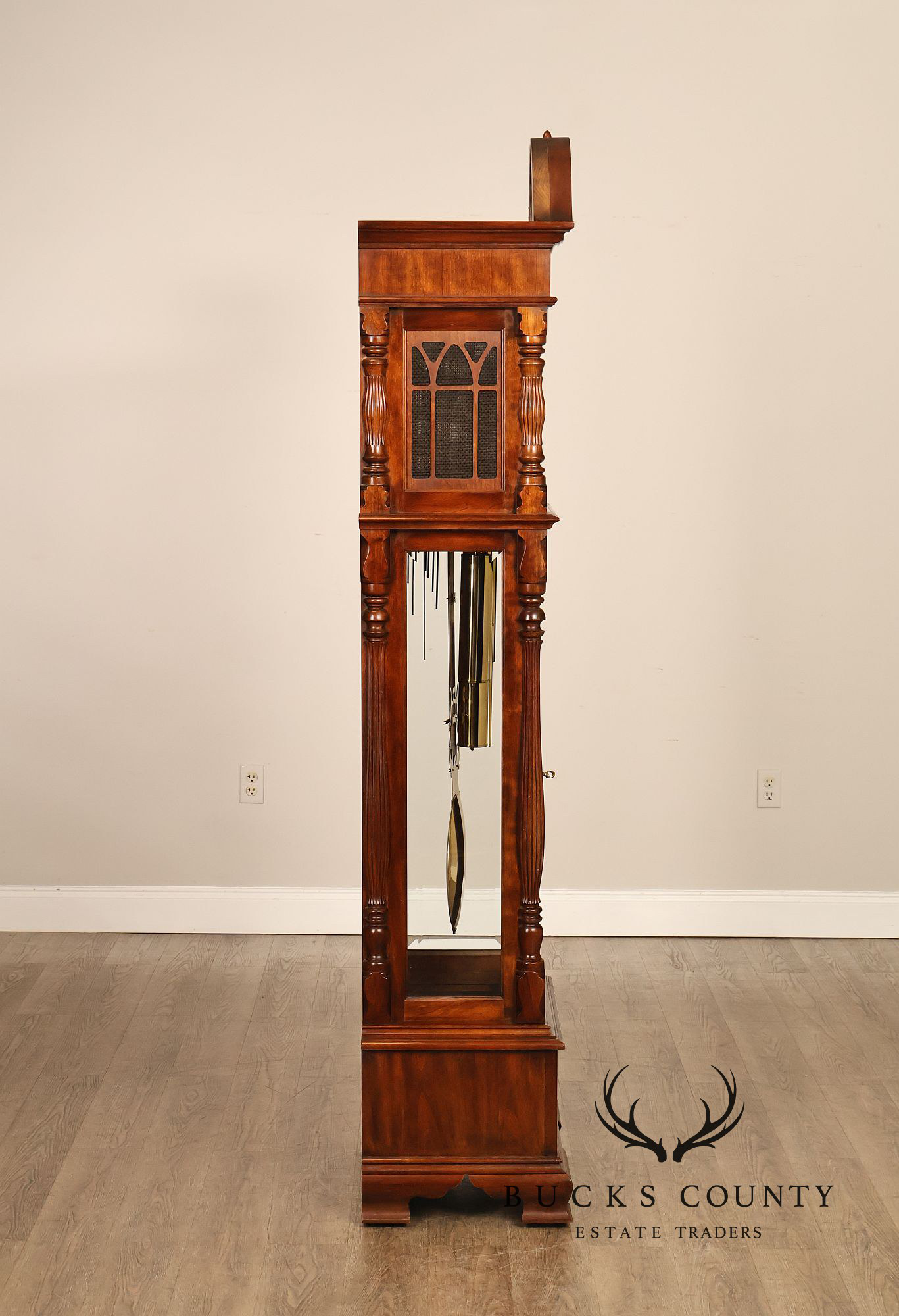 Ridgeway Traditional Cherry Grandfather Clock