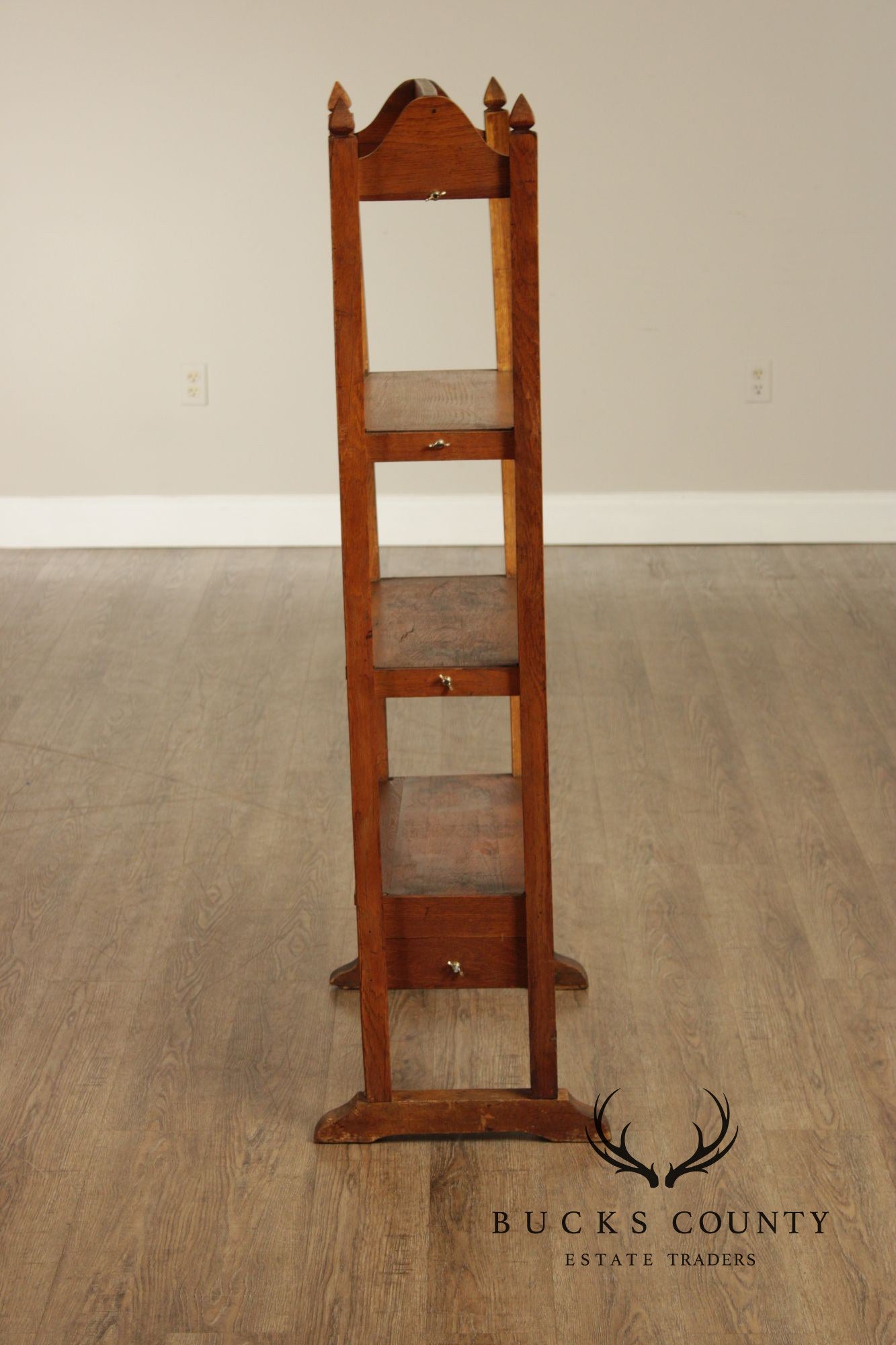 National Biscuit Company Arts & Crafts Oak Display Shelf