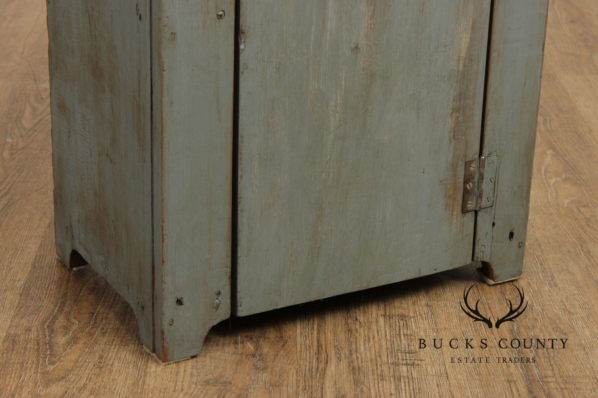 Primitive Style Painted Side Cabinet