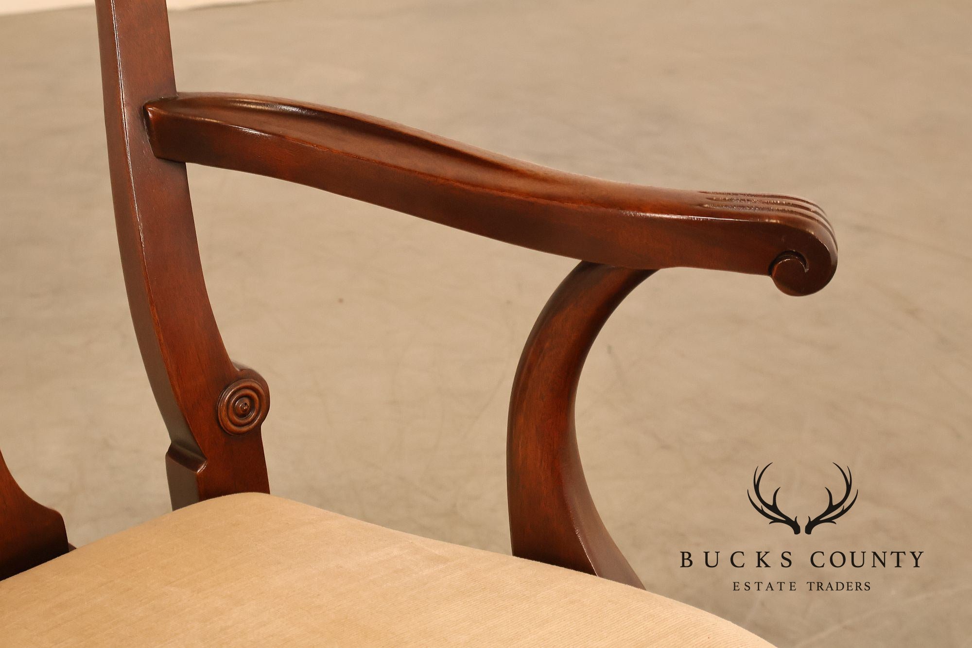 Baker Historic Charleston Reproductions Set of Eight Mahogany Dining Chairs