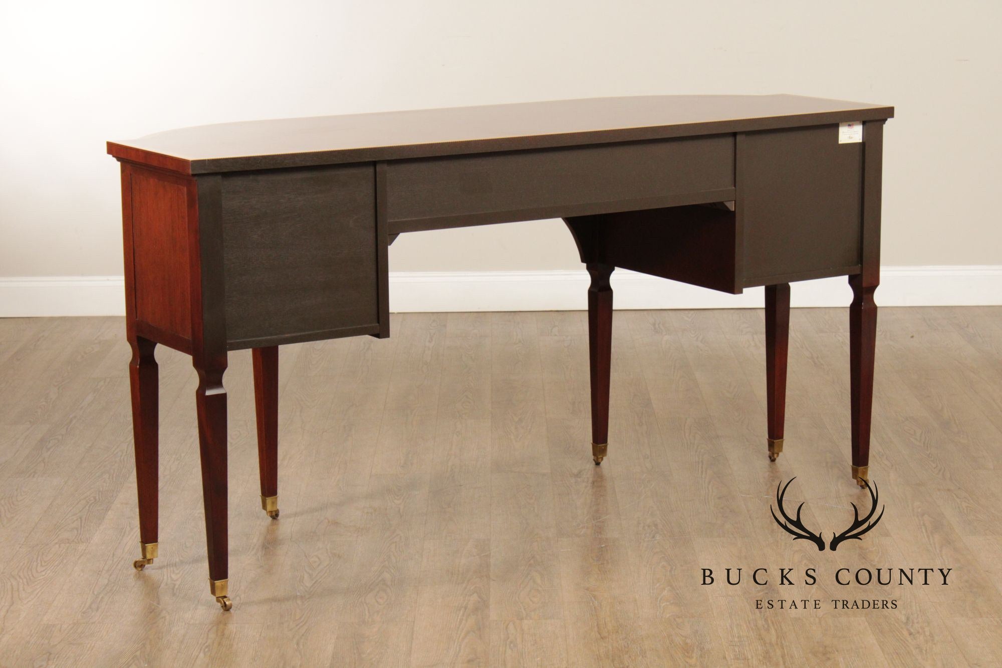 Baker Stately Homes Collection Bowfront Mahogany Sideboard