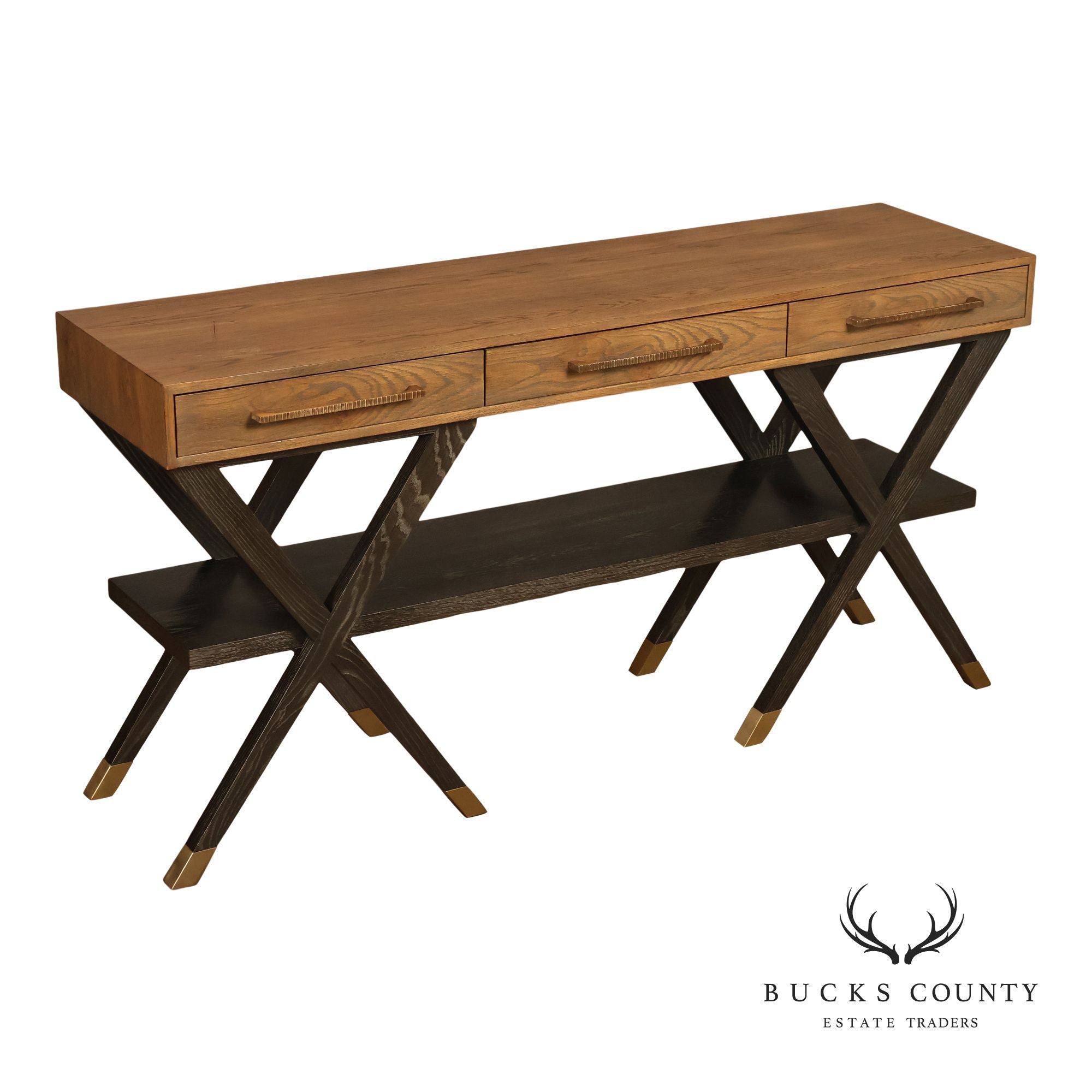 Hickory White Modern Console Table