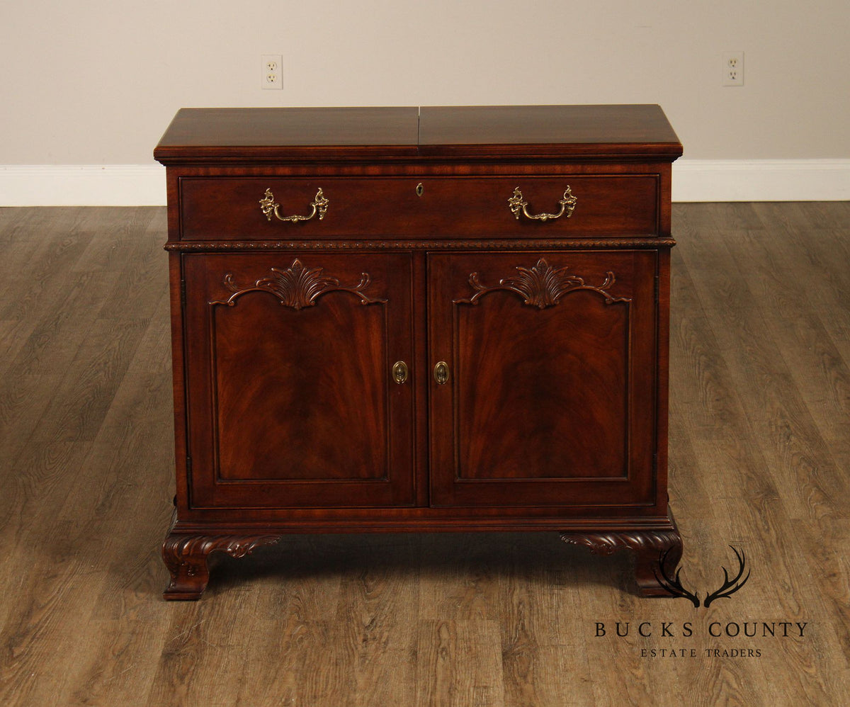 Henredon Rittenhouse Square Collection Mahogany Flip-Top Server