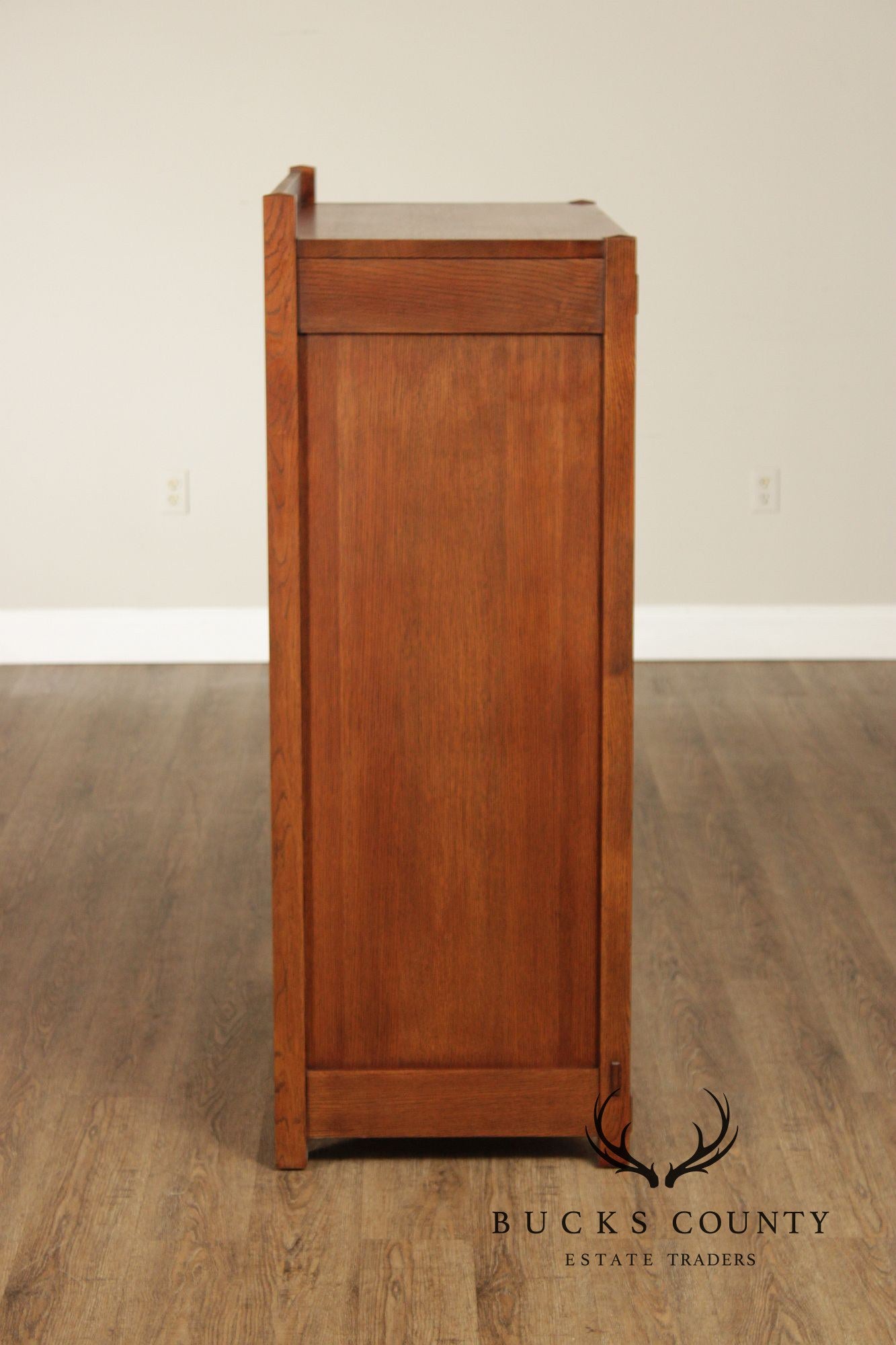 Stickley Mission Collection Oak Tall Chest Of Drawers