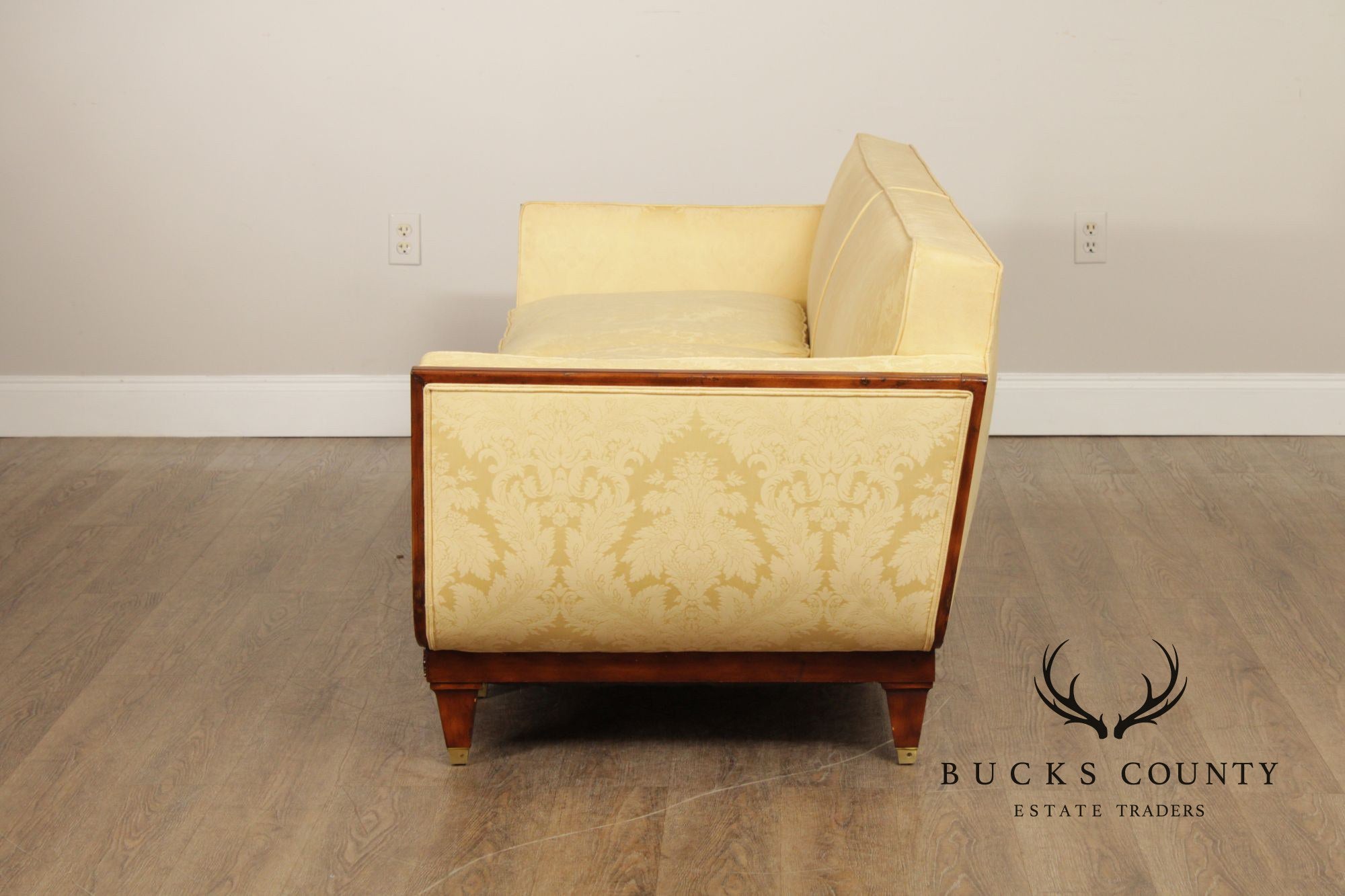 1940's Classical Style Mahogany Frame Sofa