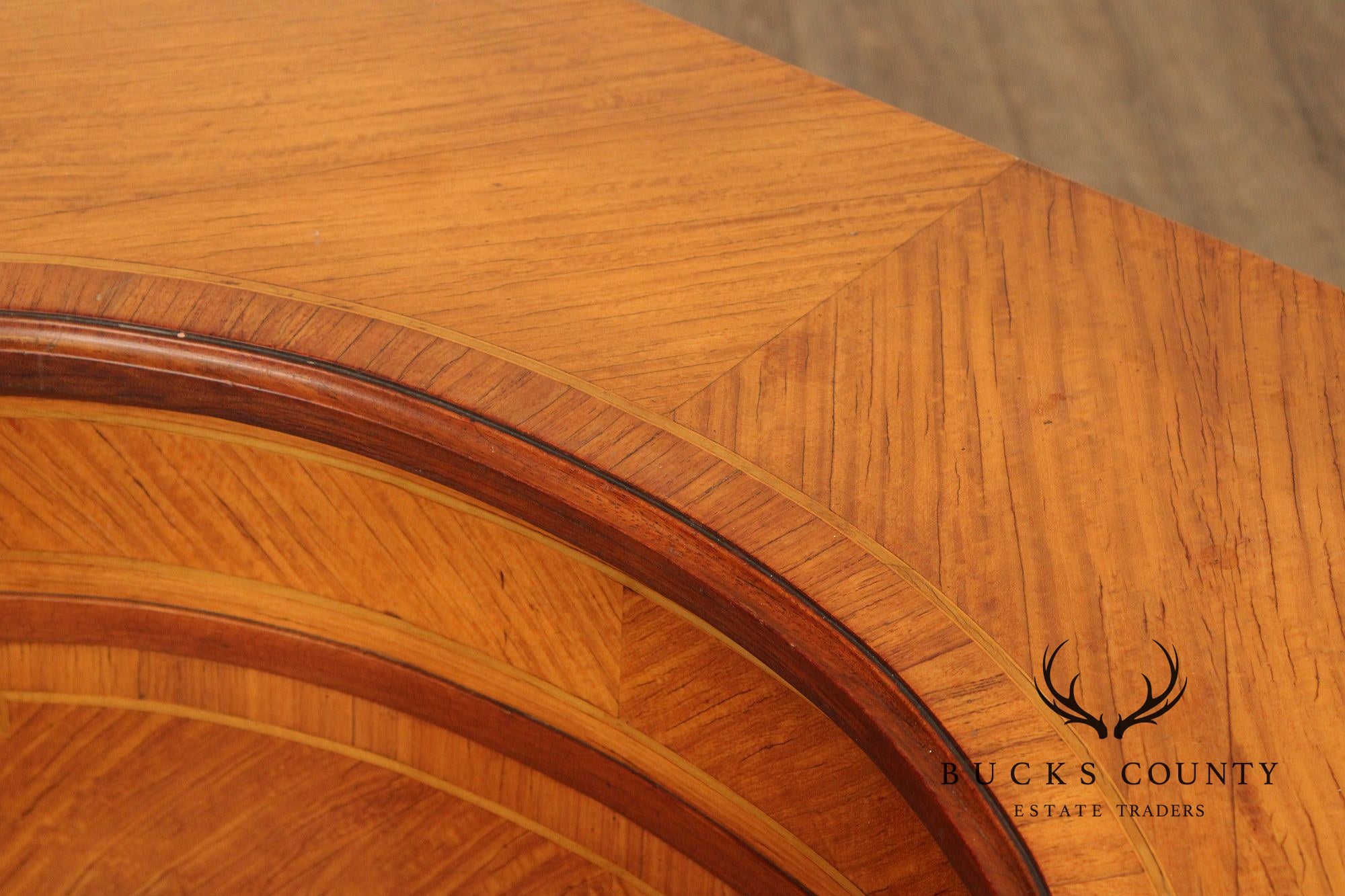 1930's French Louis XV Style Inlaid Satinwood Vanity