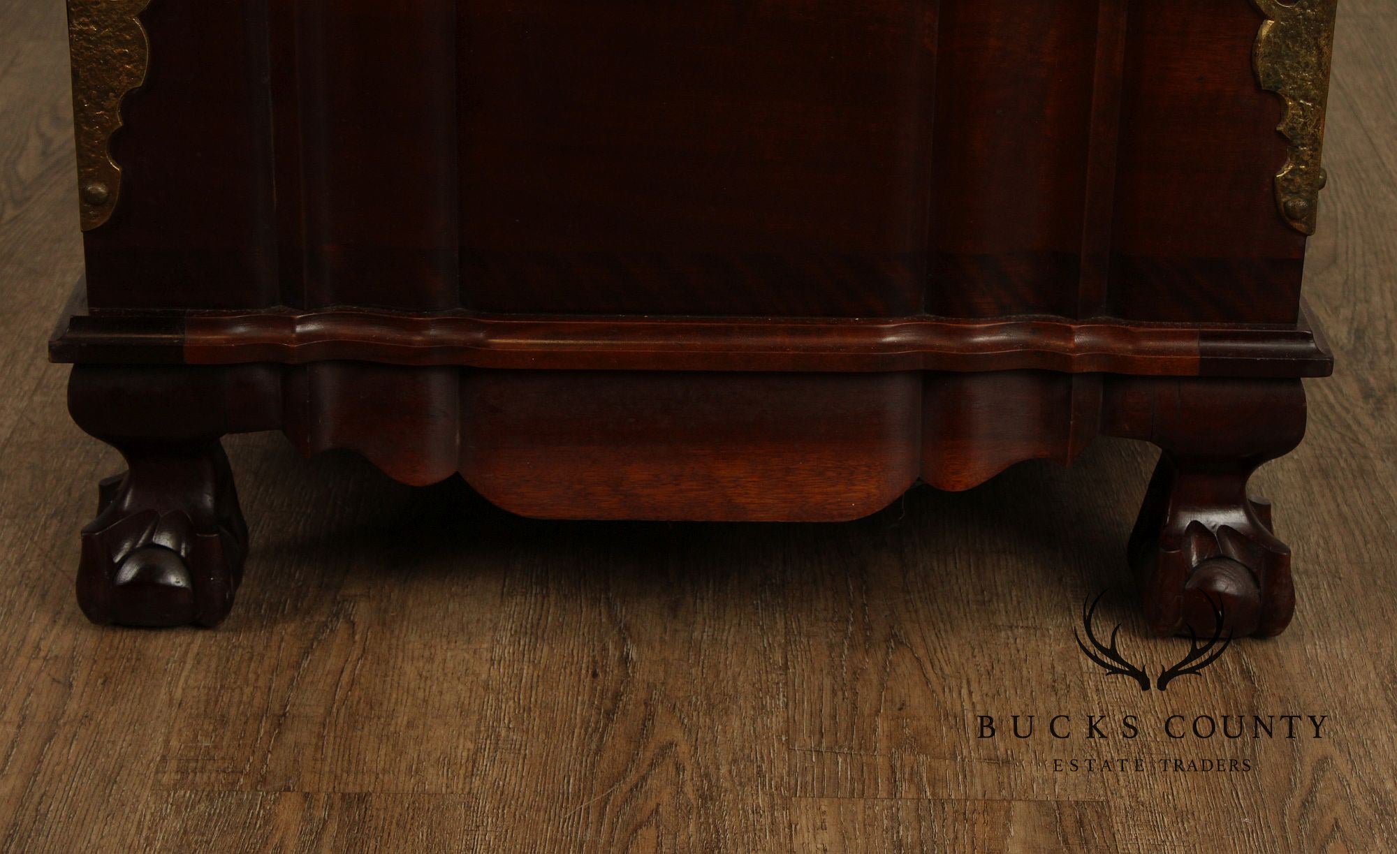 Colonial Style Hardwood And Cedar Trousseau Chest