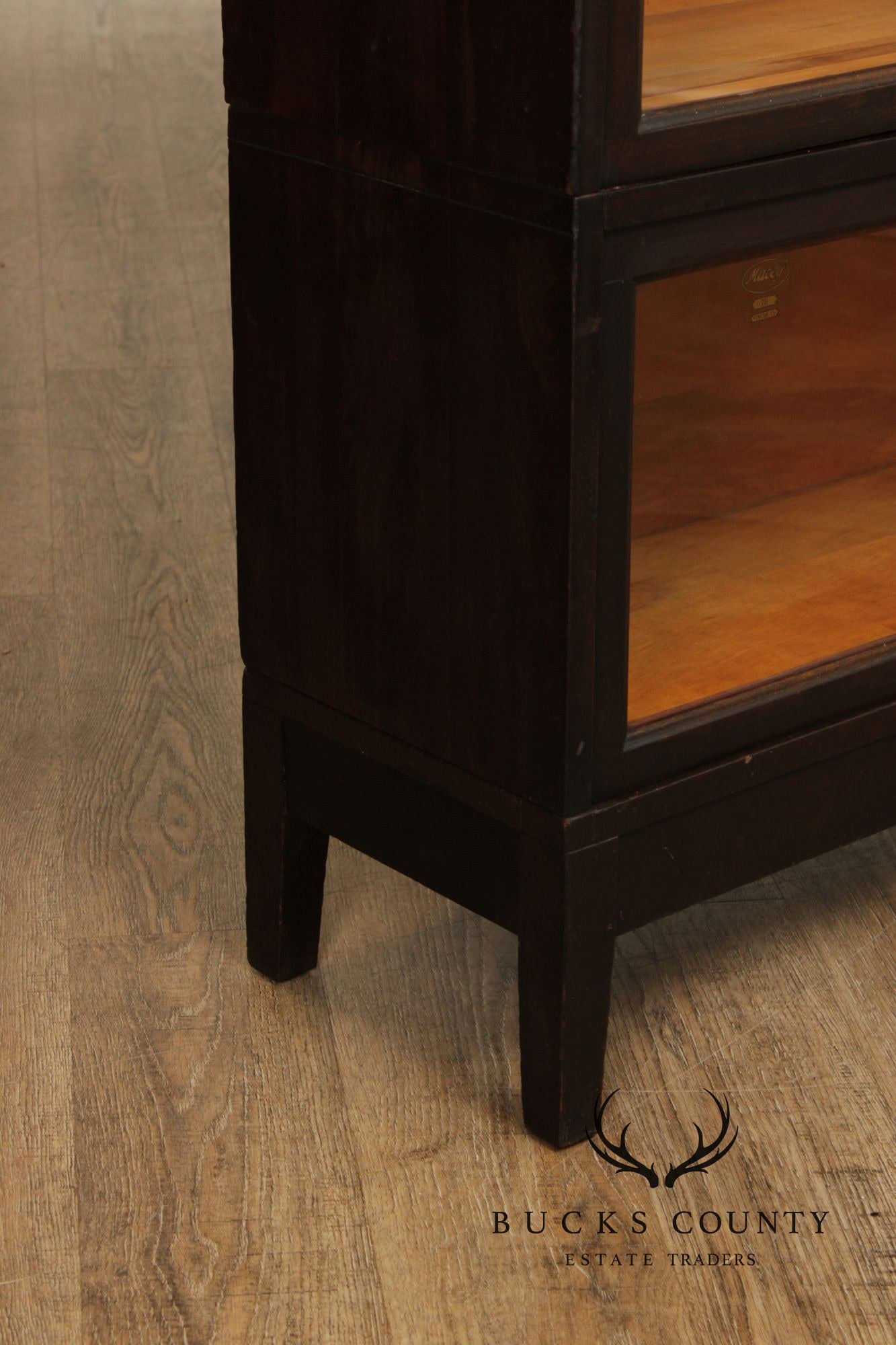 Macey Vintage Mahogany Three Section Barrister Bookcase