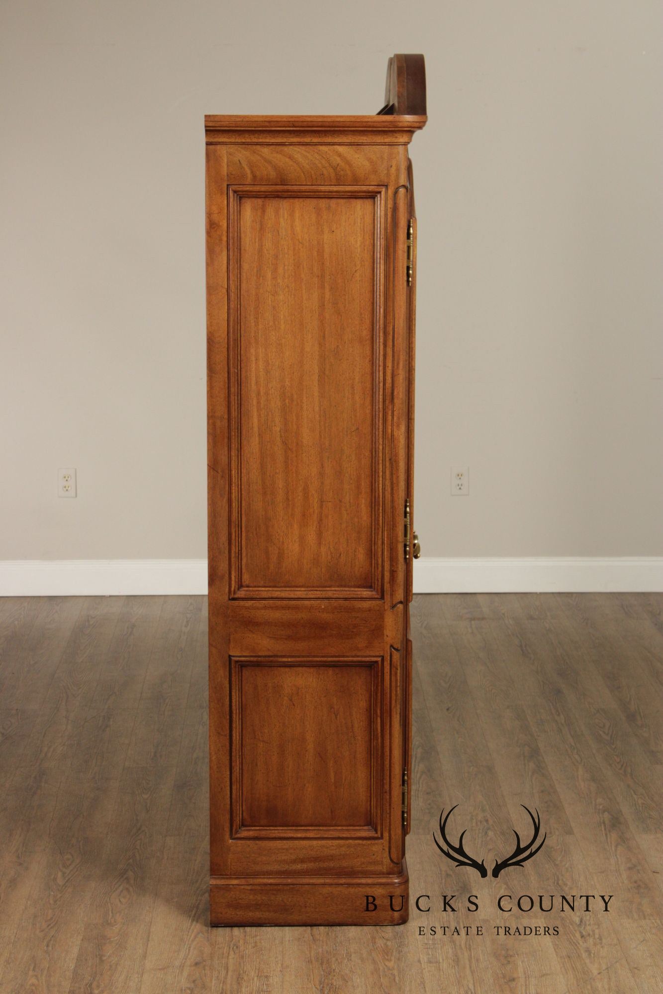 John Stuart French Louis XVI Style Pair of Vintage Armoires