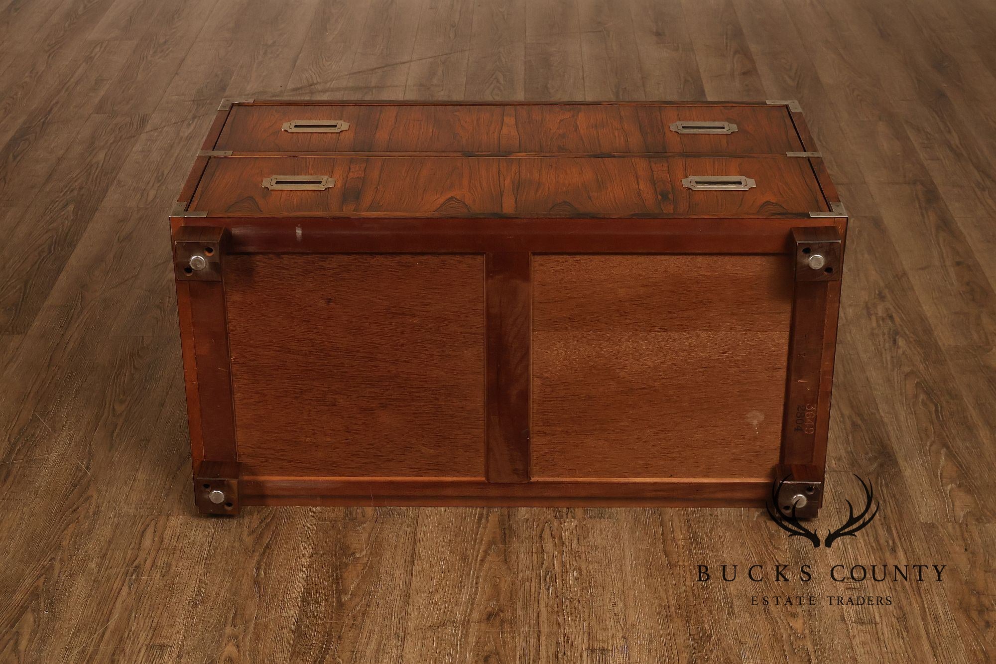 Baker Campaign Style Rosewood Low Chest