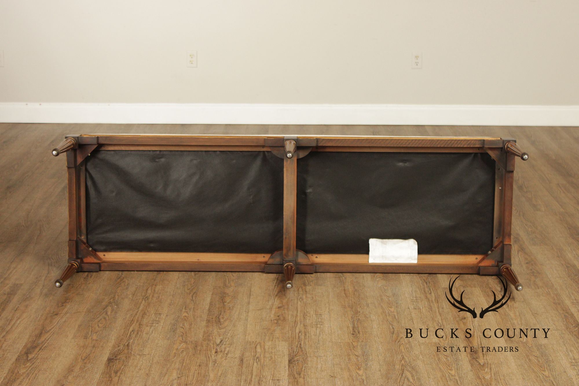 Hickory Chair Neoclassical Style 'Cluny' Upholstered Bench