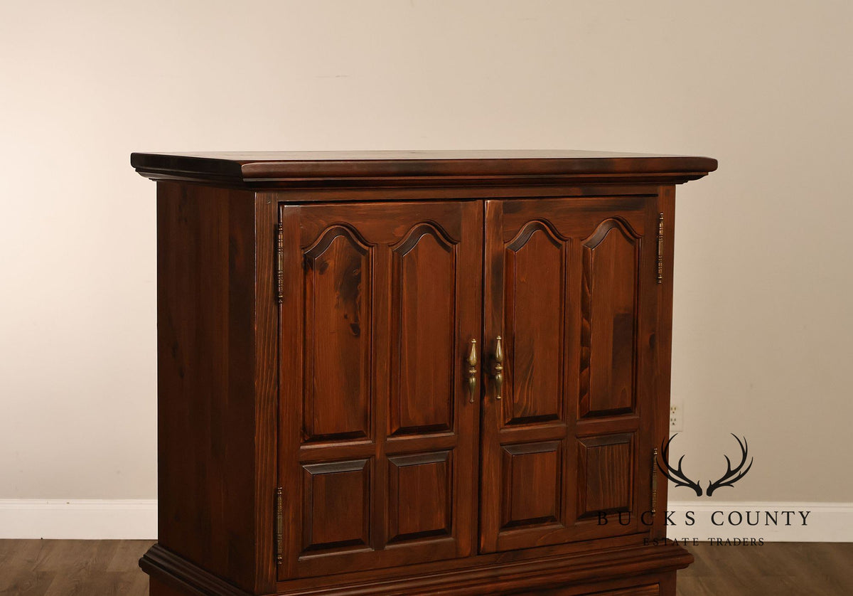 Ethan Allen Pine Armoire Chest