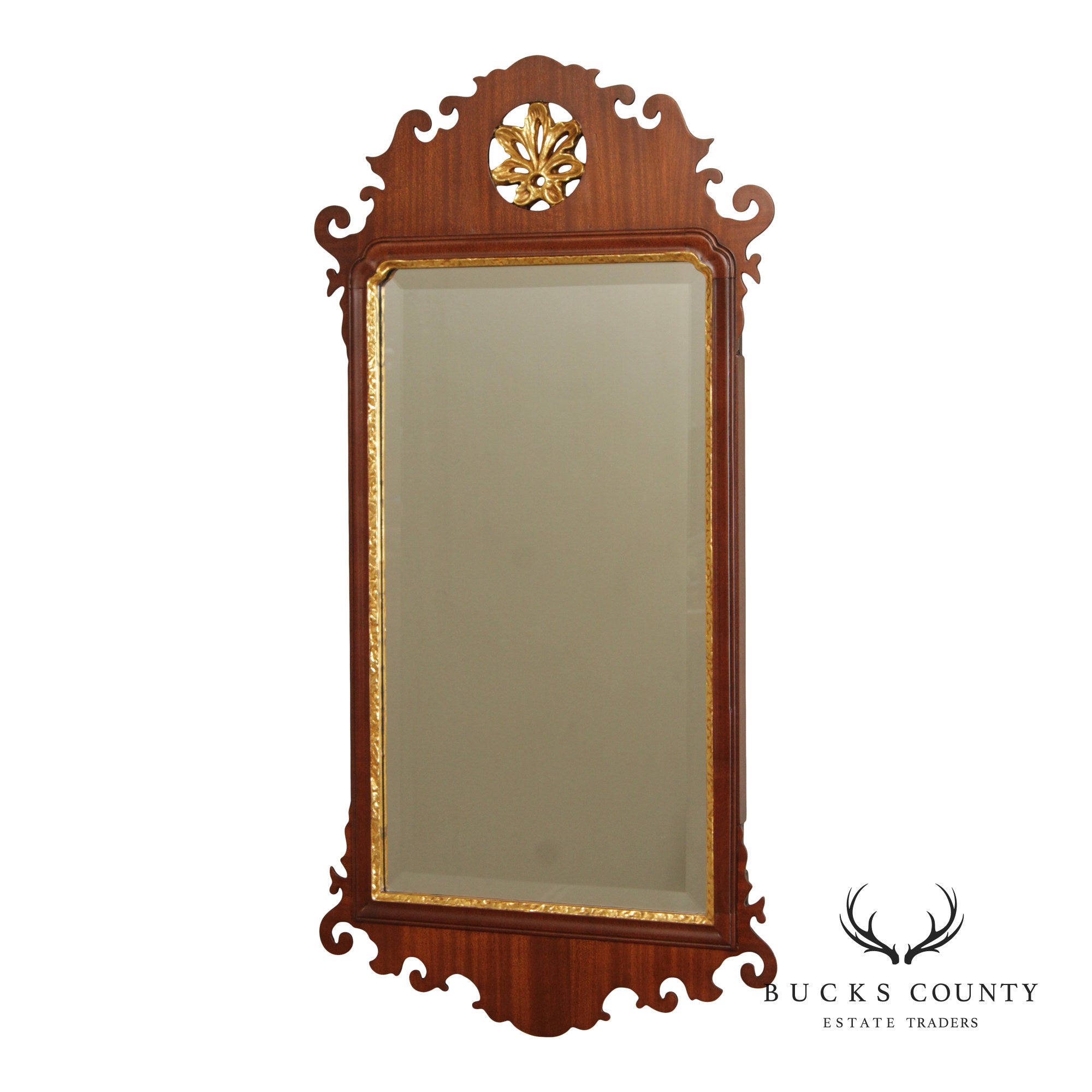 Friedman Brothers Colonial Williamsburg Mahogany Wall Mirror