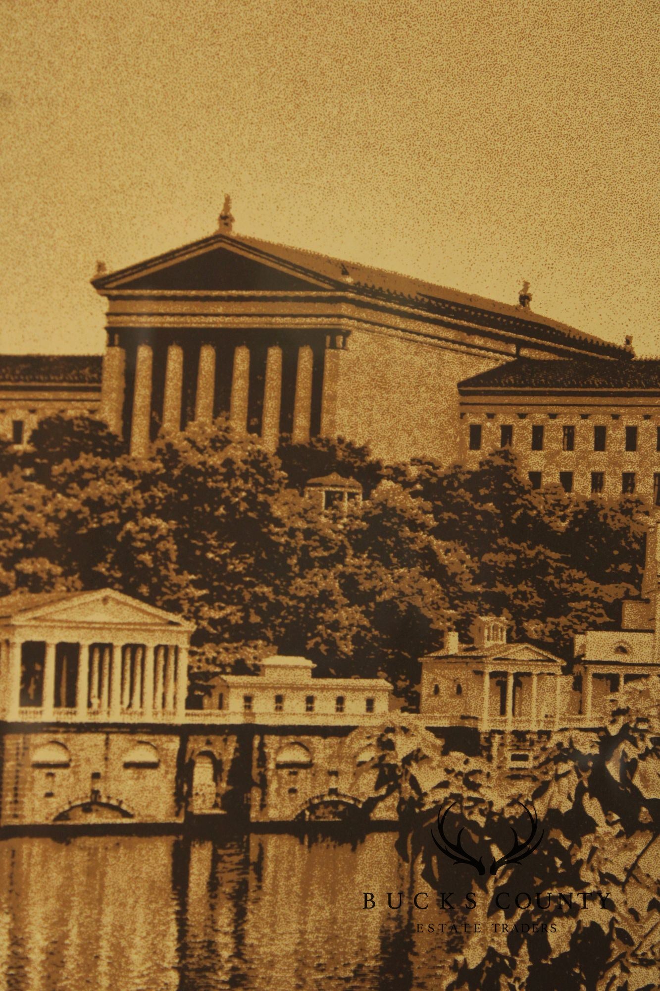 Robert Ehrlich and Linda Sacco 'Art Museum and Waterworks' Print