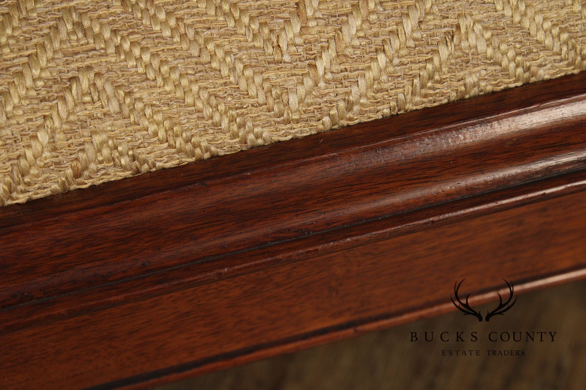 Vintage Mahogany Queen Anne Style Footstool