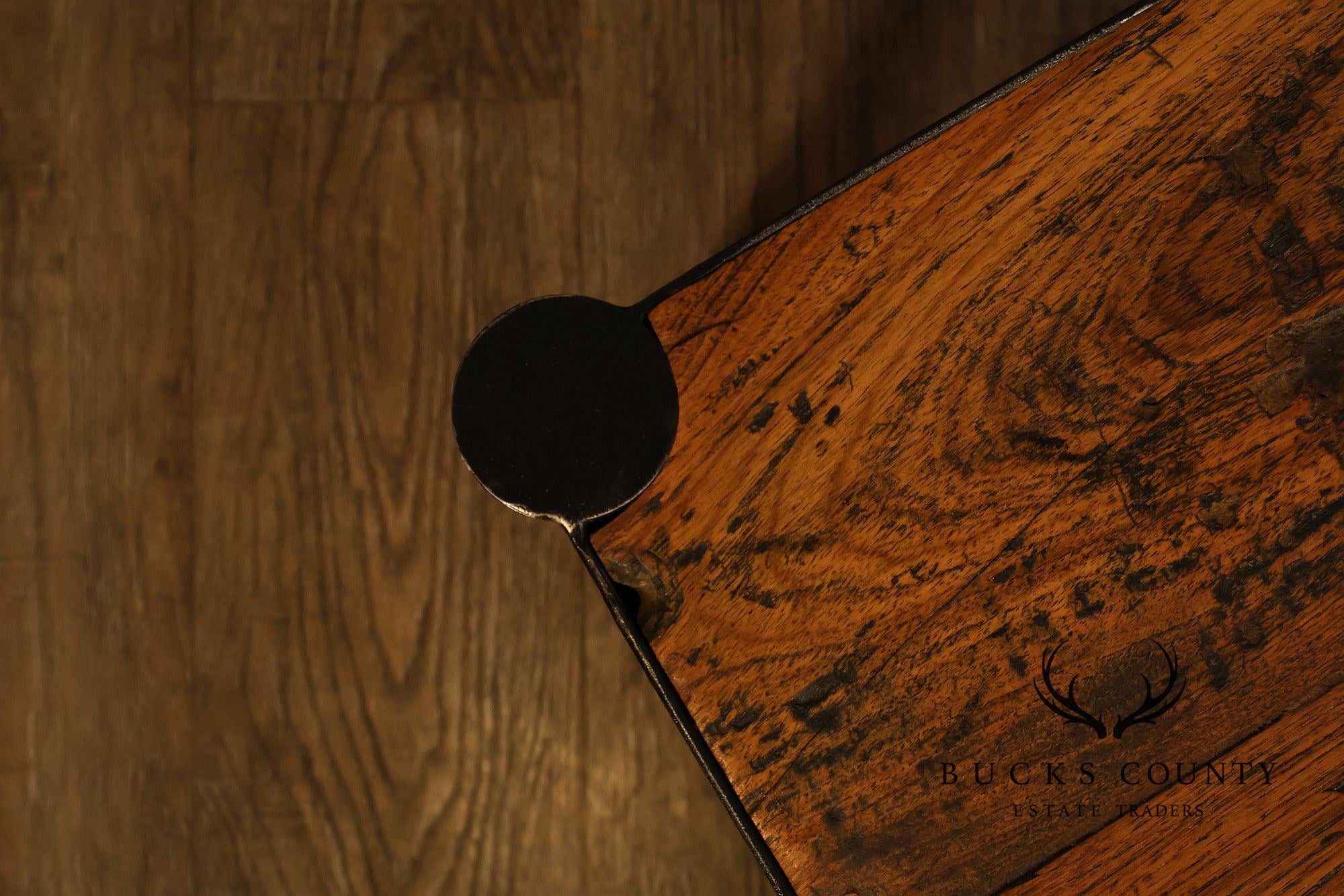 Industrial Style Two-Tier Rolling Coffee table