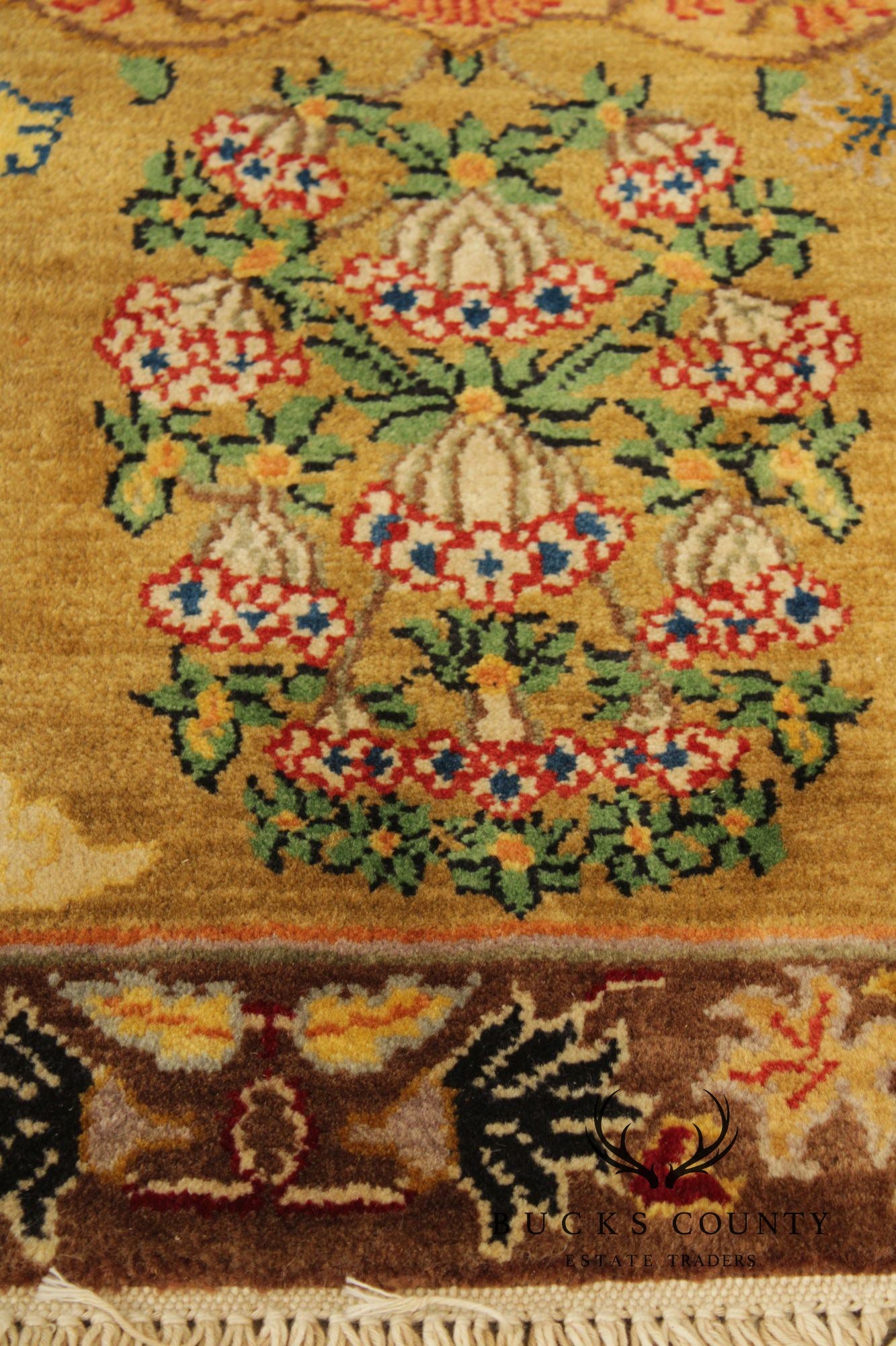 Arts & Crafts Style Wool Area Rug