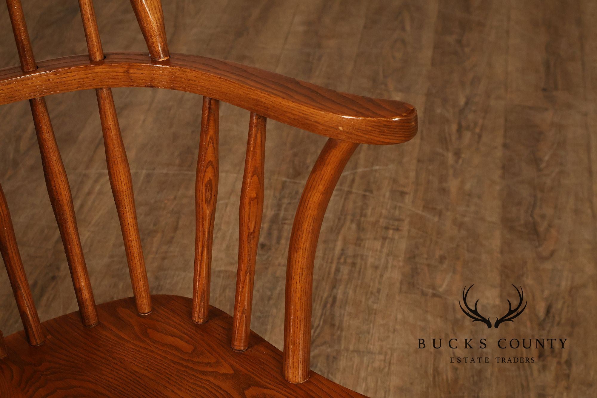 Nichols & Stone Set Of Four Windsor Dining Chairs