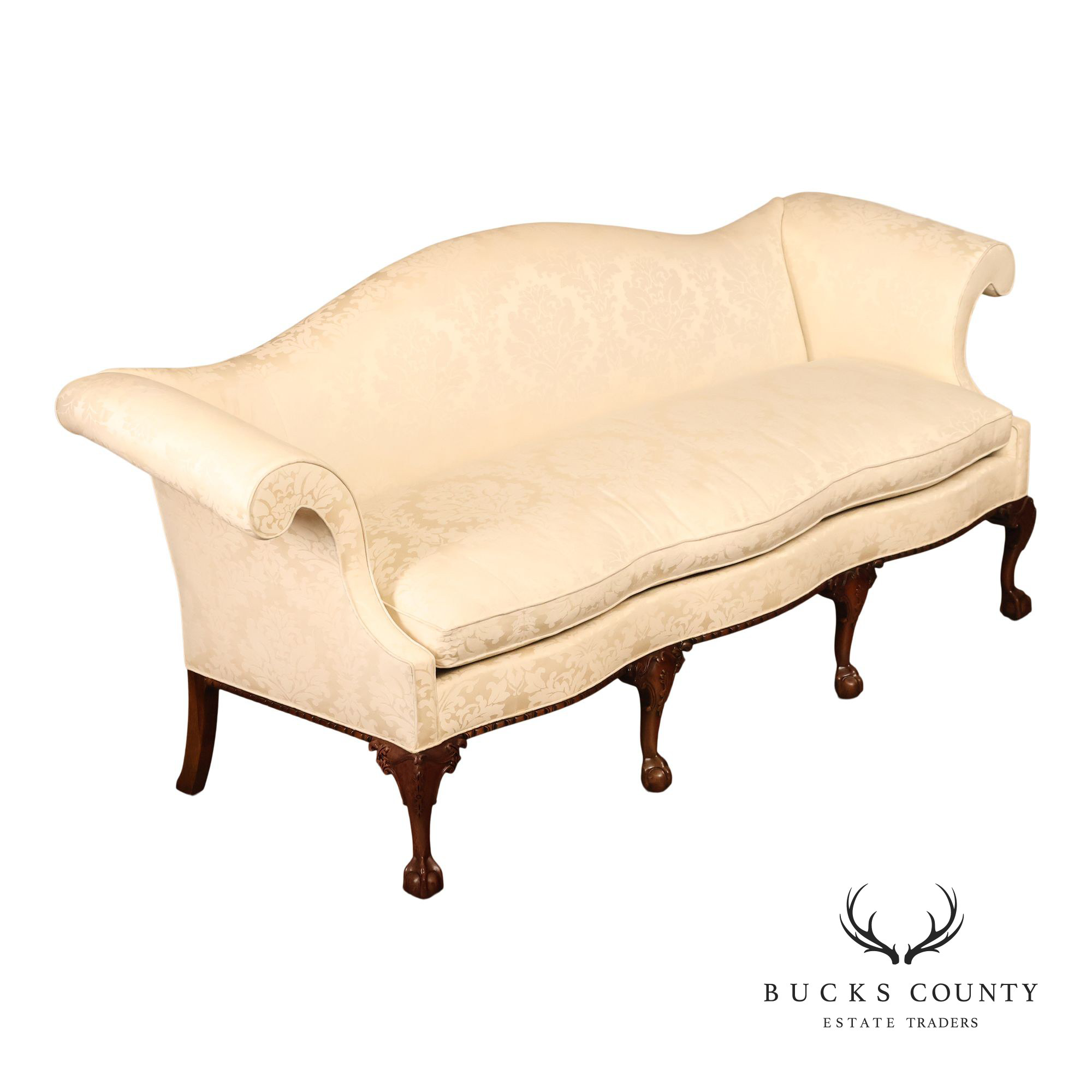 Southwood Chippendale Style Camelback Sofa