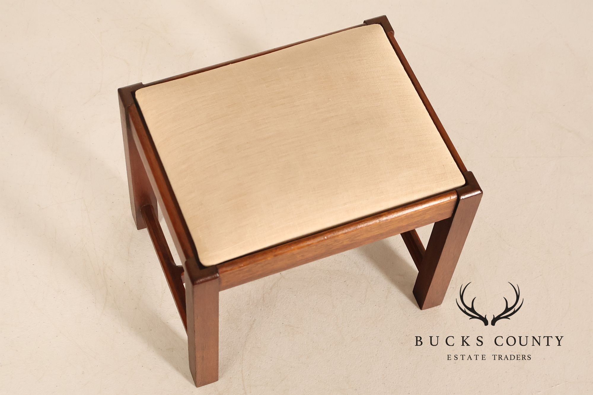 Chippendale Style Mahogany Footstool