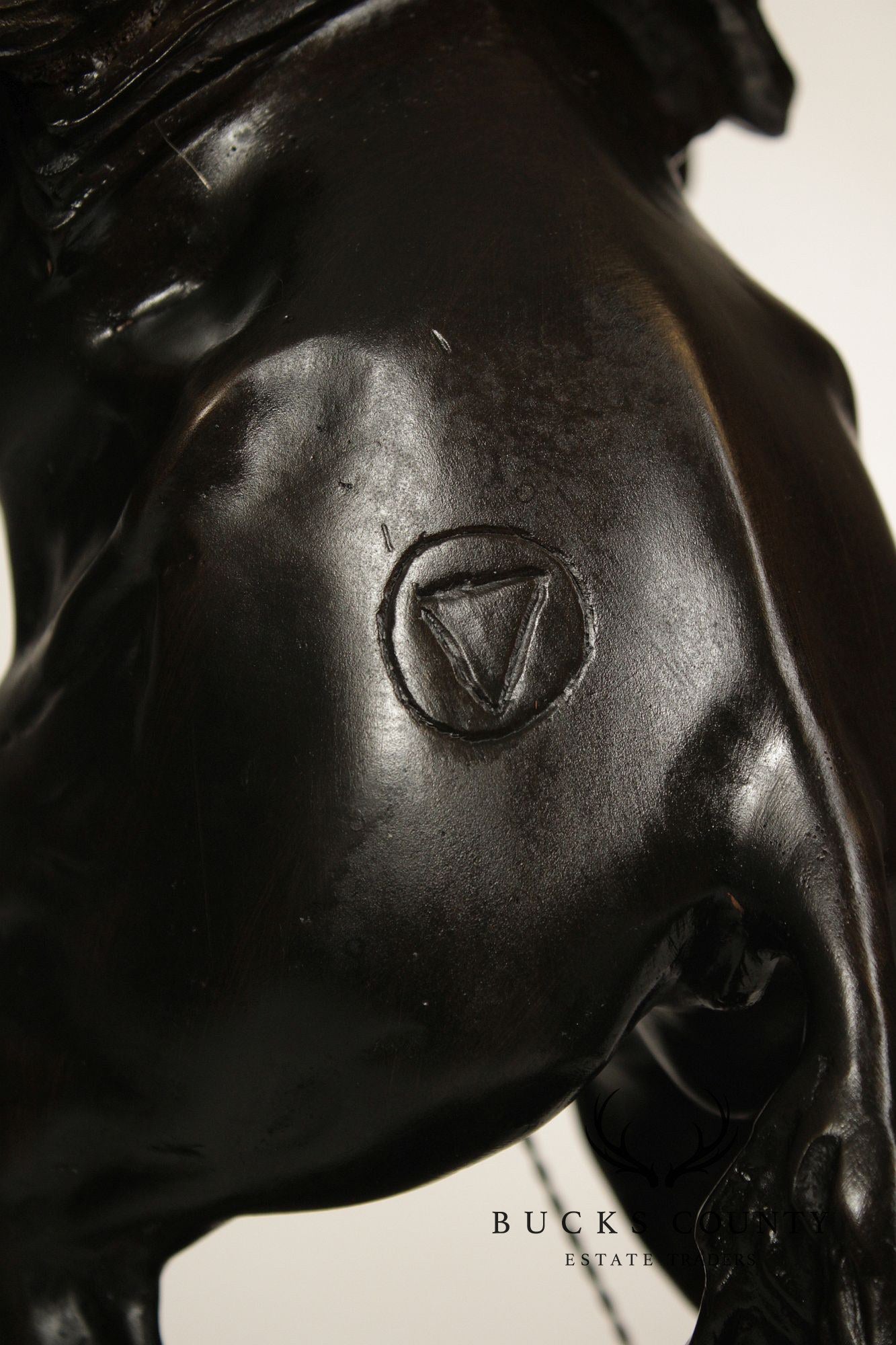 Frederic Remington Bronze Statue, 'Bronco Buster'