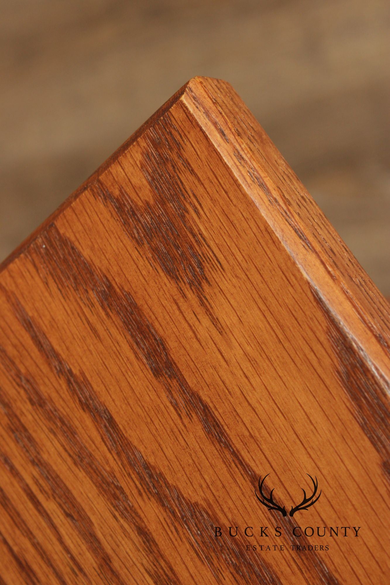 Hunt Country Furniture Pair of Oak Three-Drawer Nightstands