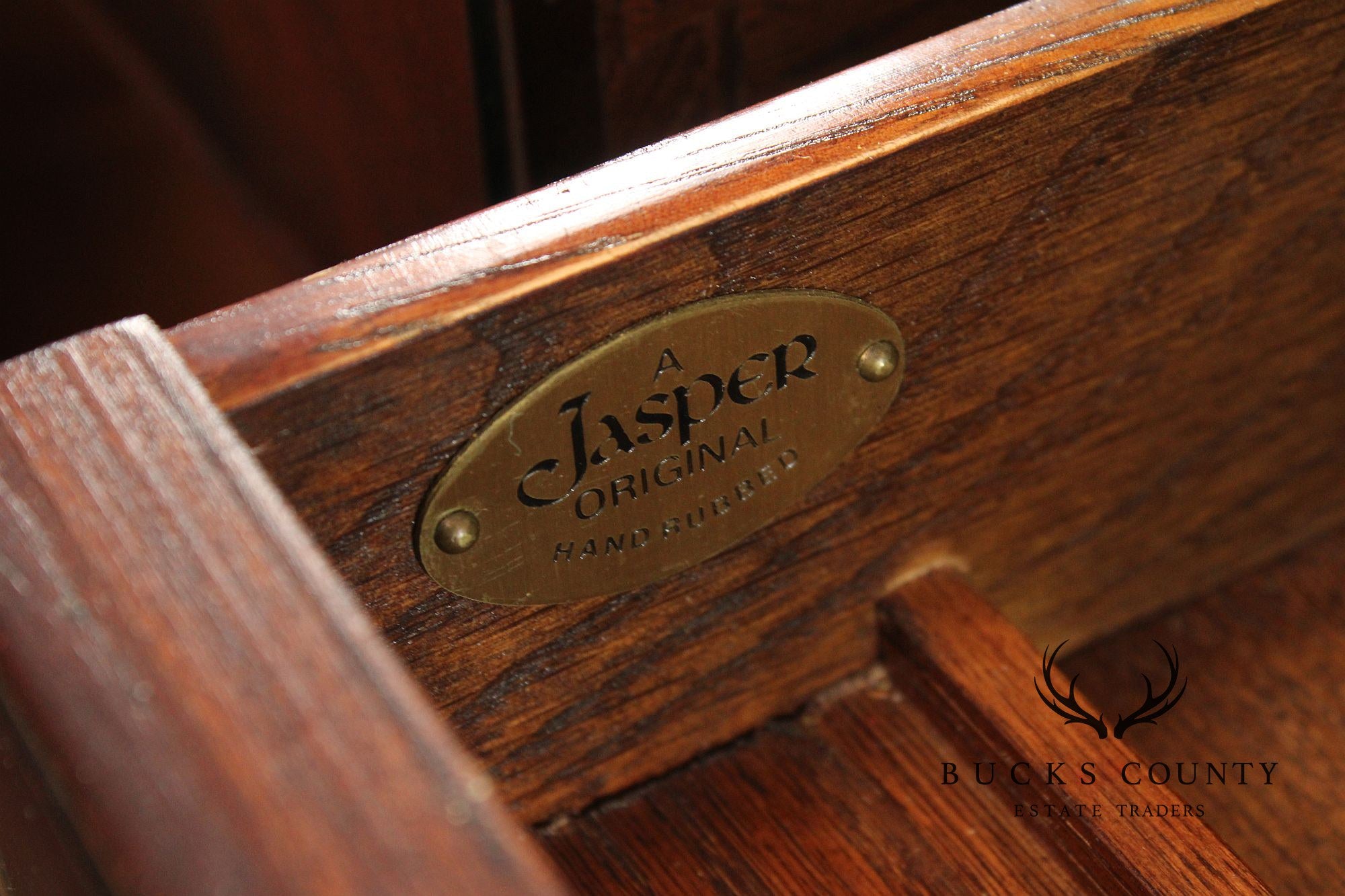 Jasper Cabinet Mahogany Pedestal Executive Desk