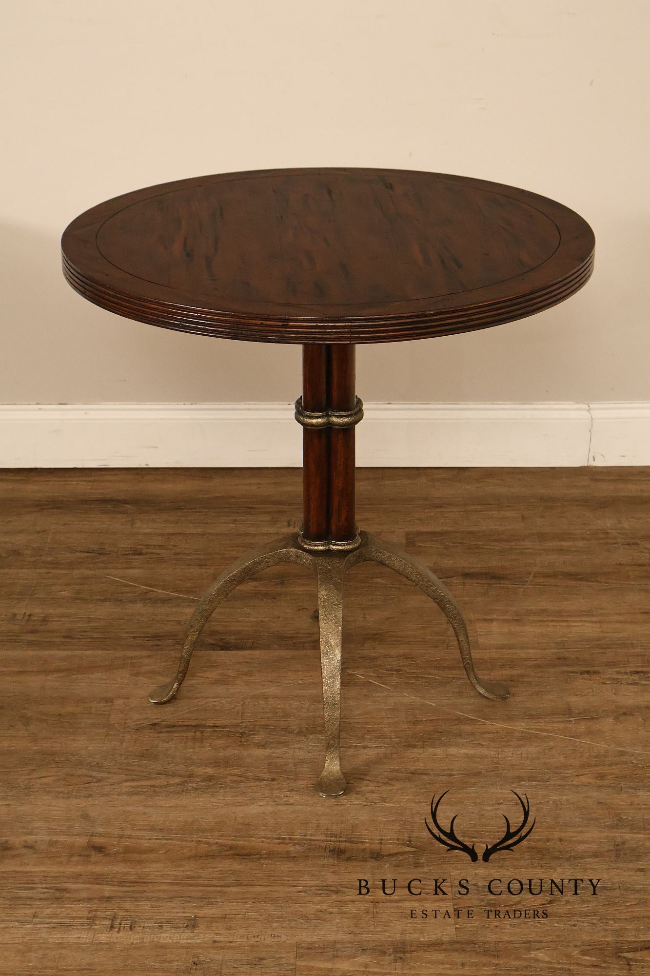 Theodore Alexander 'L'Usine' Round Bistro Accent Table