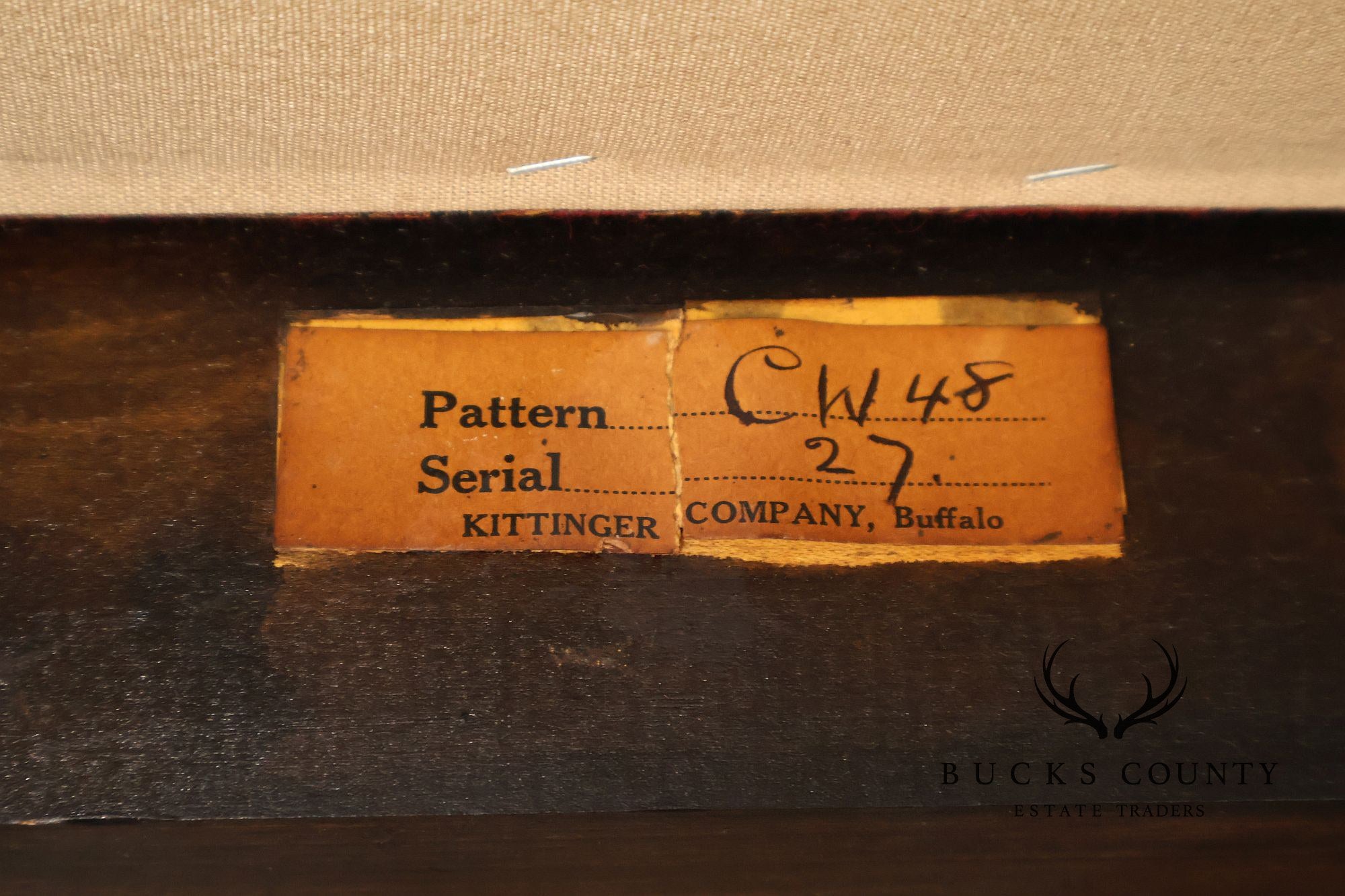 Kittinger Furniture Chippendale Style Mahogany CW-48 Corner Chair