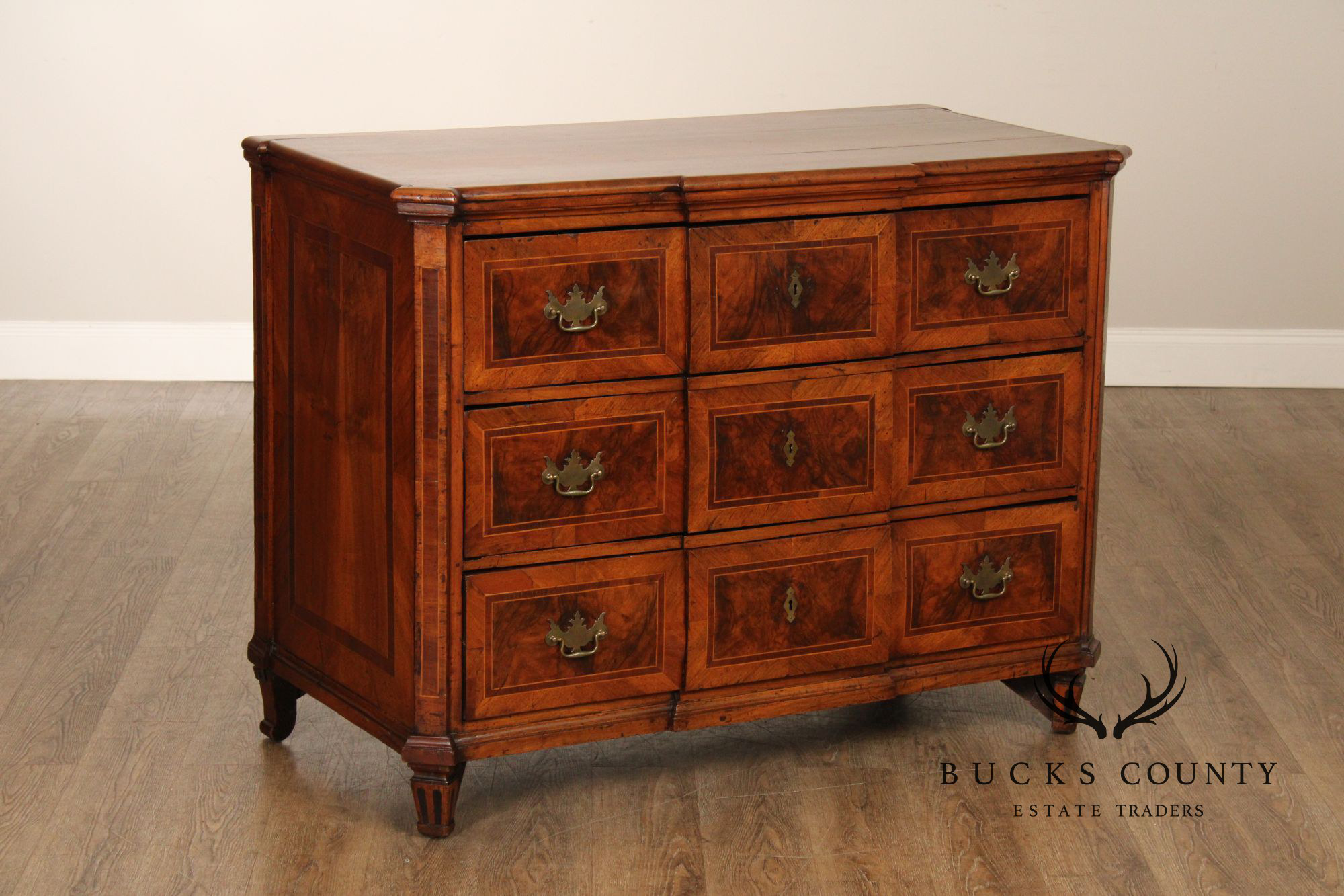 Antique Louis XVI Walnut Chest of Drawers