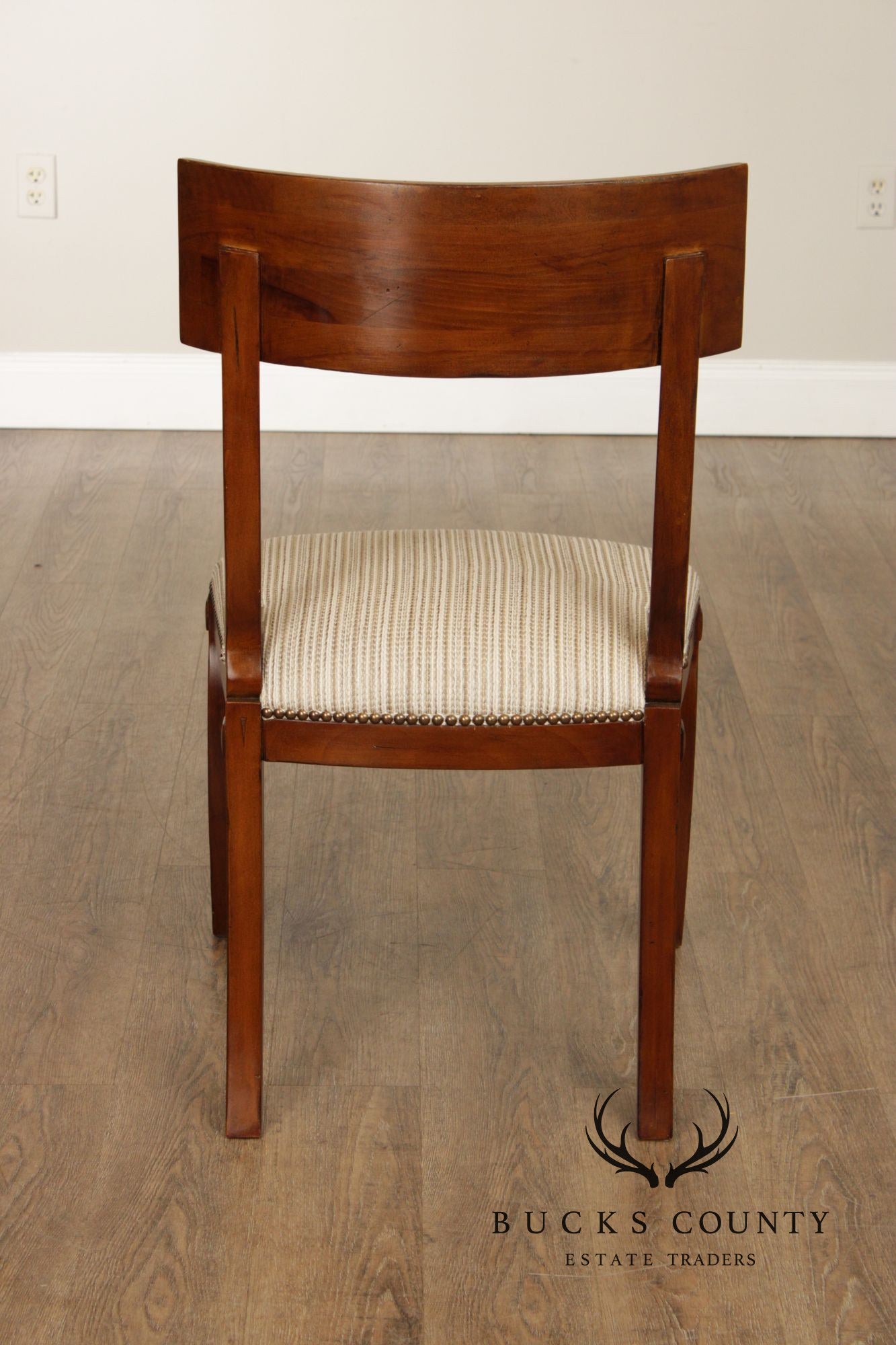 Empire Style Pair of Klismos Side Chairs