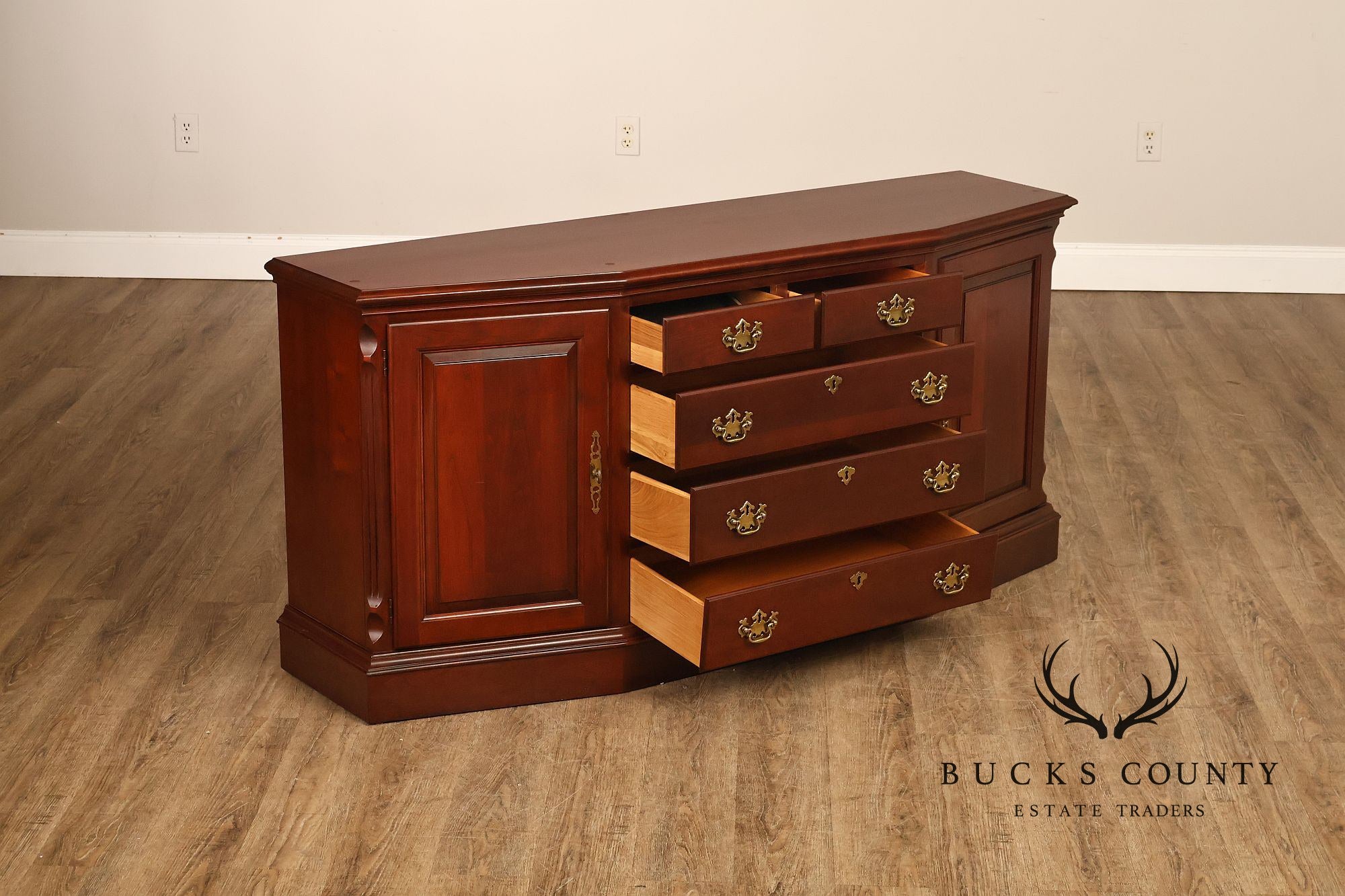 Pennsylvania House Cherry Credenza Buffet Sideboard Cabinet