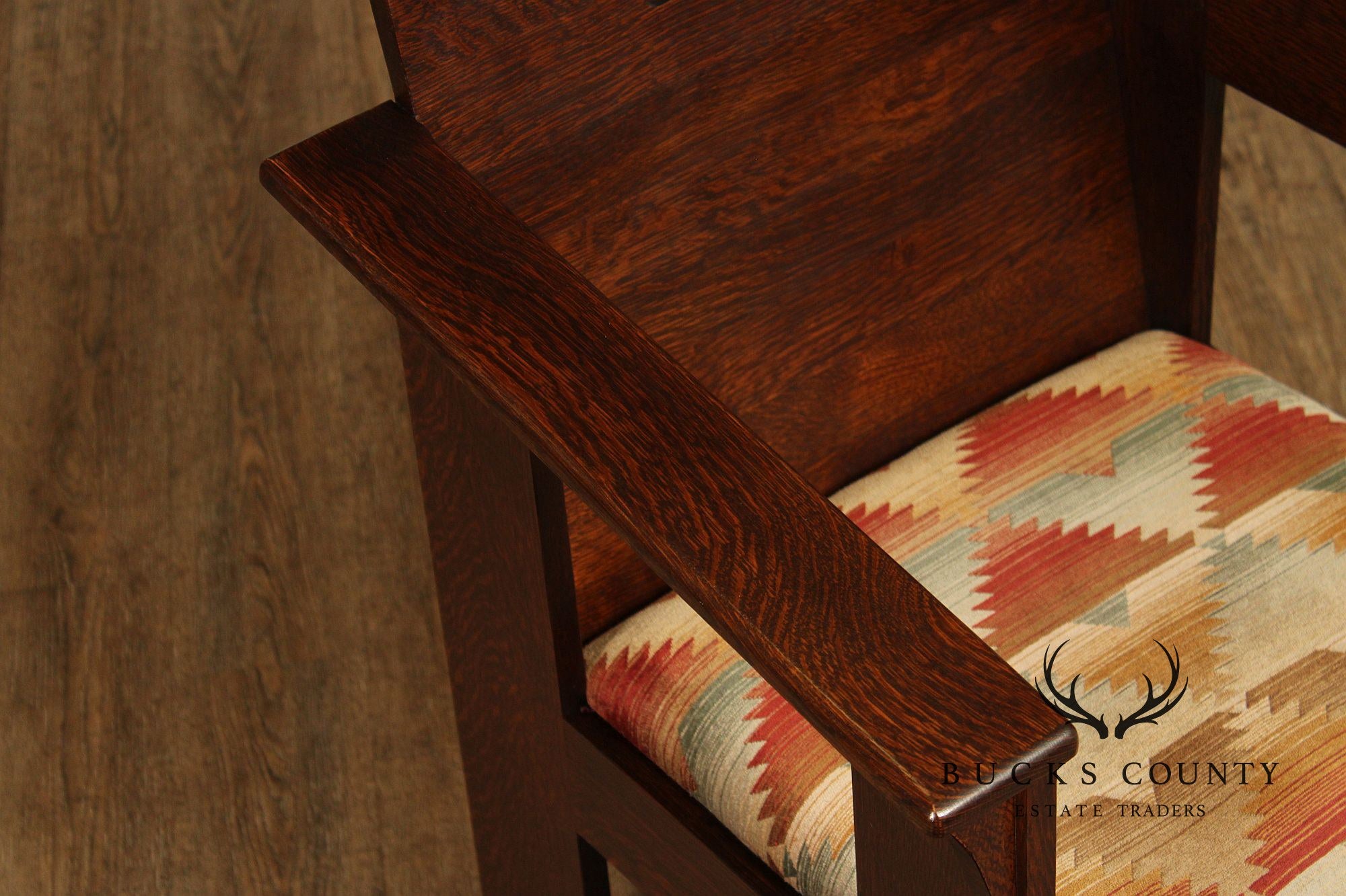 Stickley Mission Collection Limbert Style Oak Cafe Chair