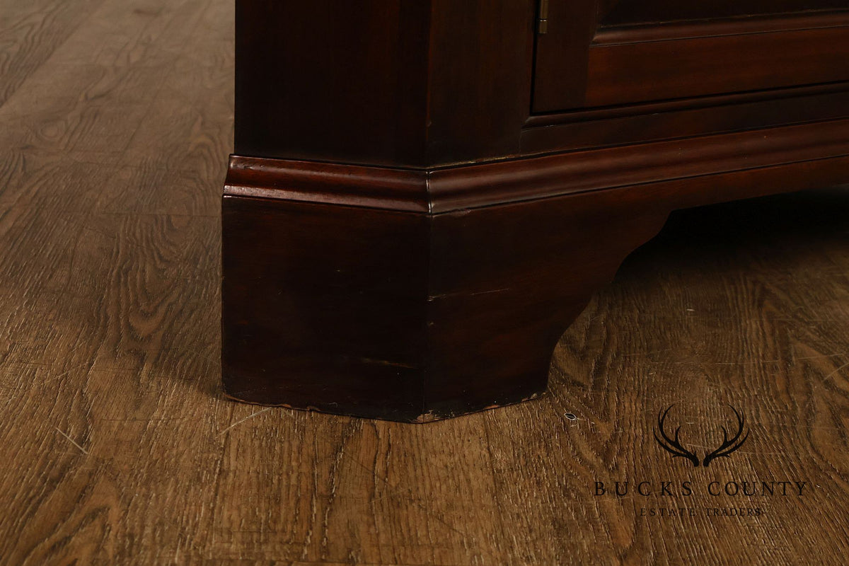 Stickley Federal Style Mahogany Corner Cabinet