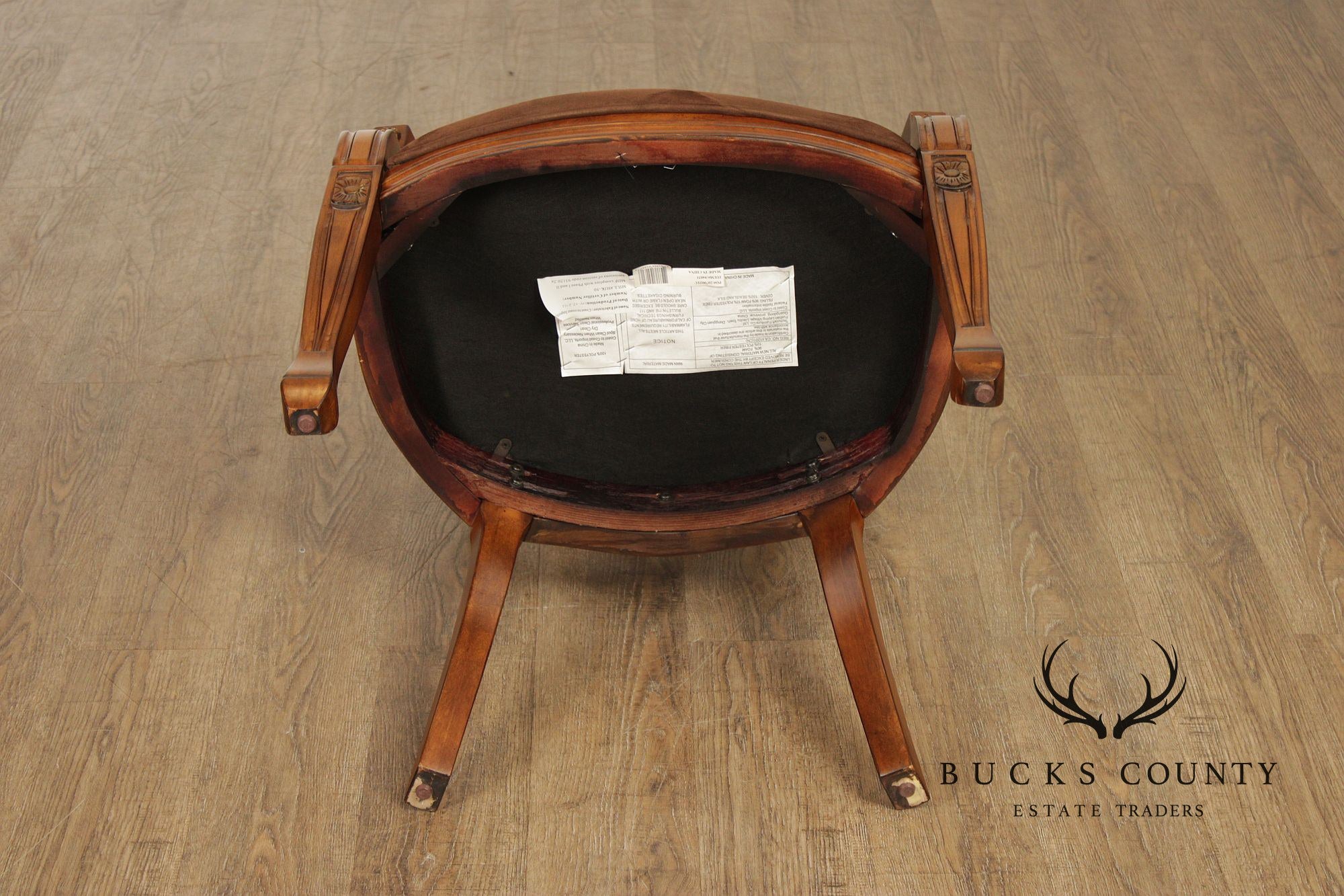 Hepplewhite Style Spider Web Back Armchair