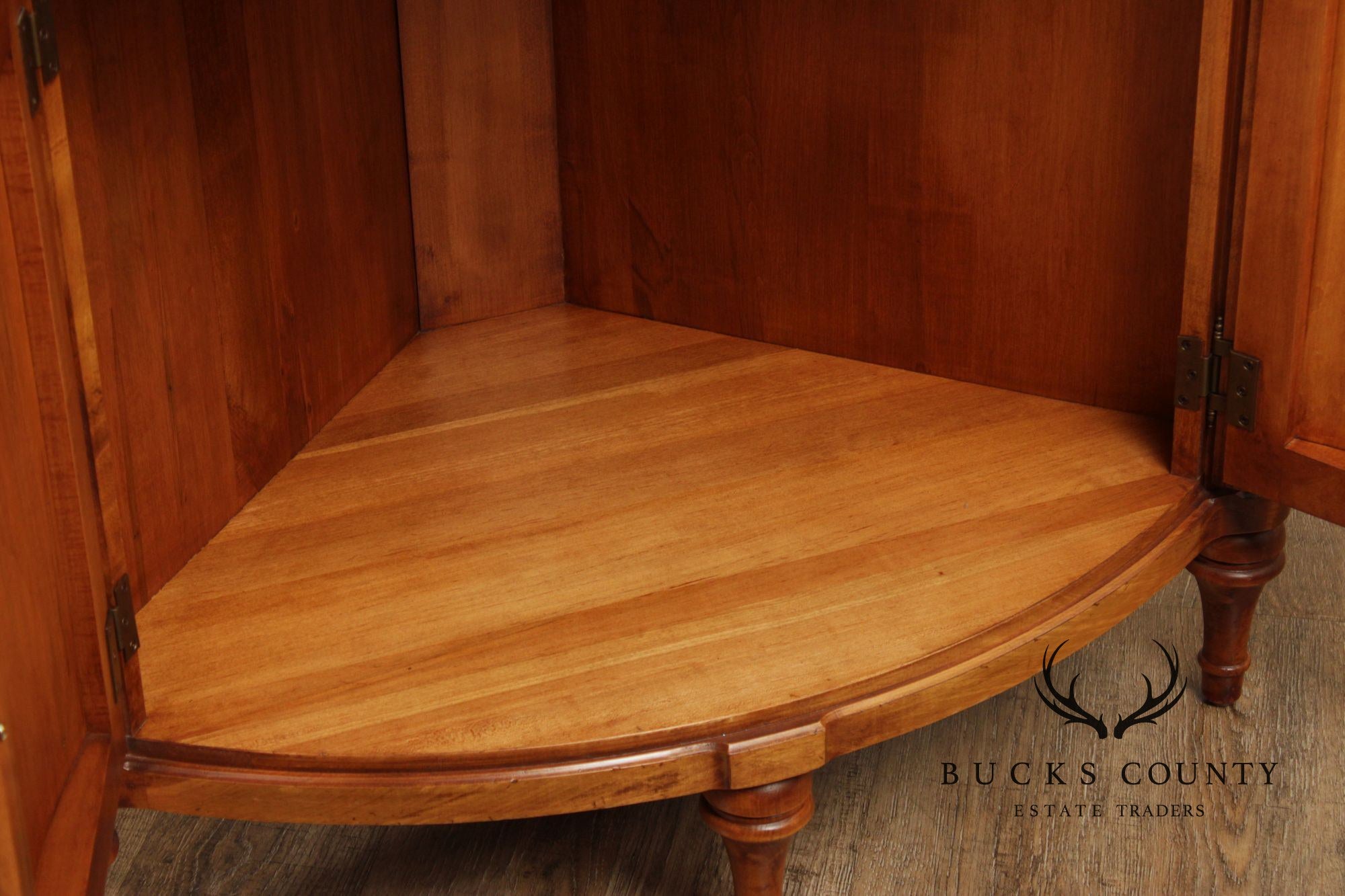 Ethan Allen 'Legacy' Collection French Style Corner Display Cabinet