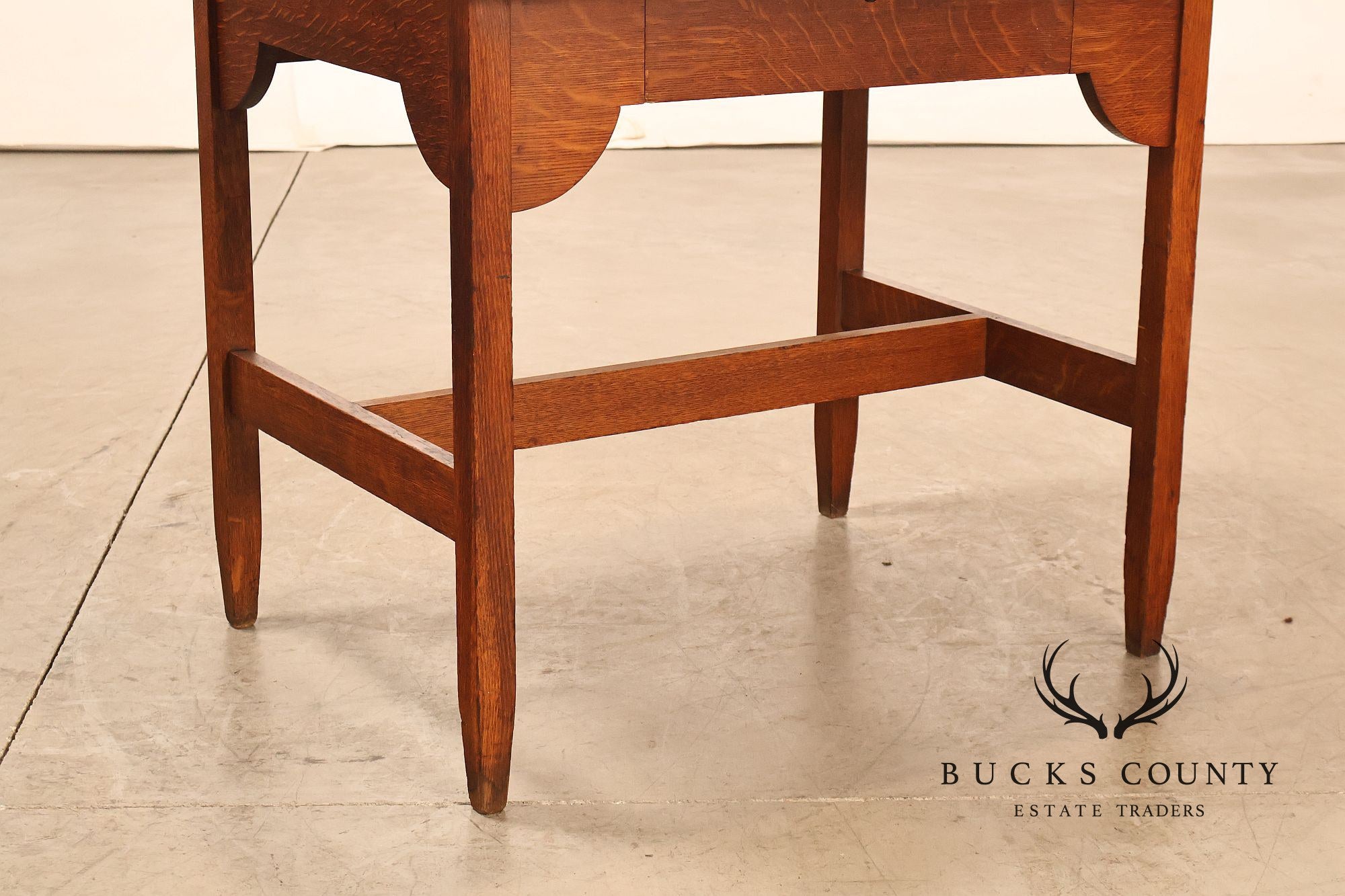 Antique Stickley Brothers “Balmoral” Arts And Crafts Oak Writing Desk