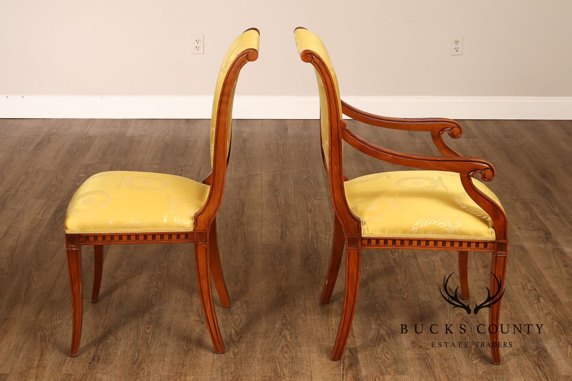 French Empire Set Of Twelve Dining Chairs