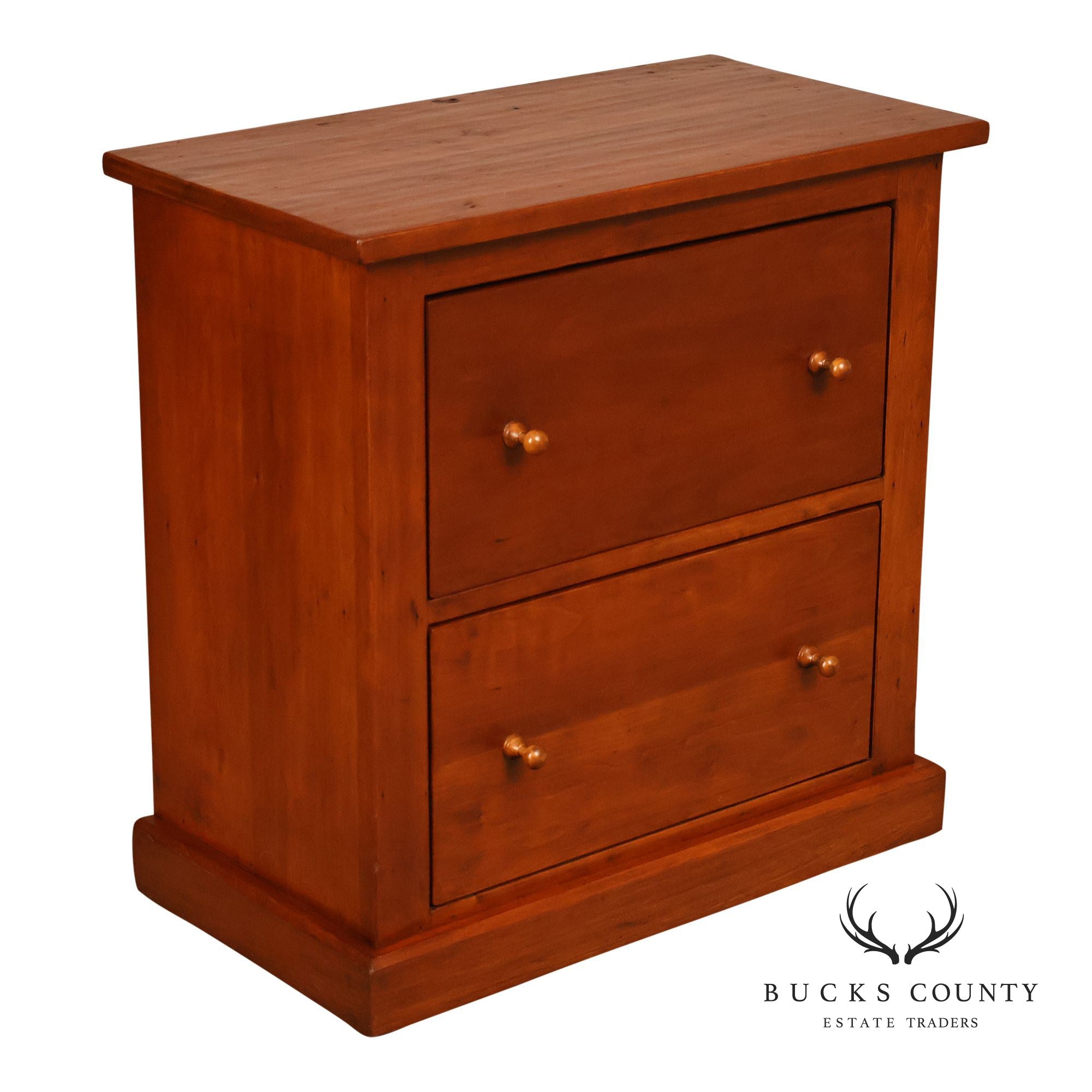 Stephen Von Hohen Shaker Style Cherry Two-Drawer Chest