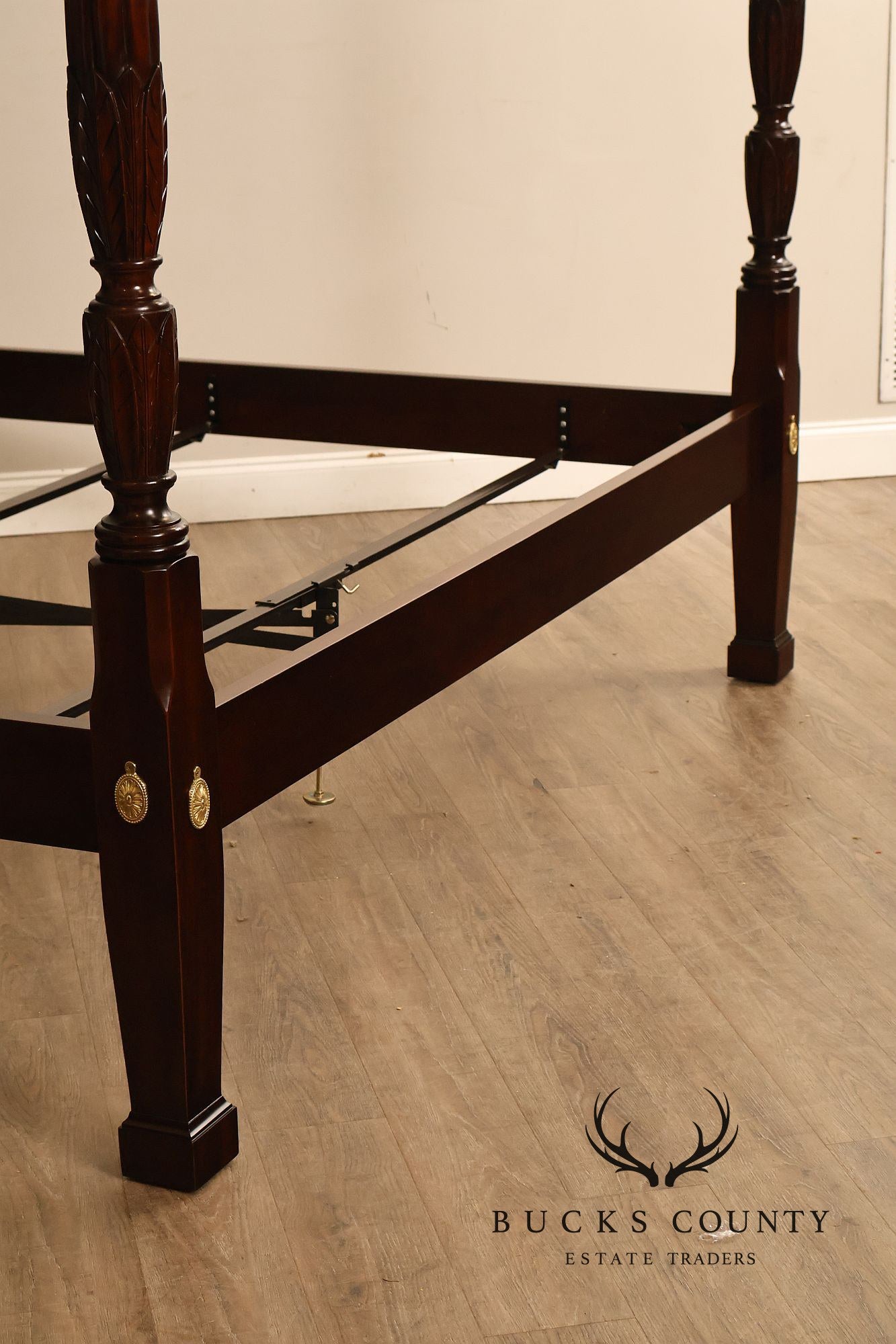 Statton King Size Carved Cherry Poster Bed