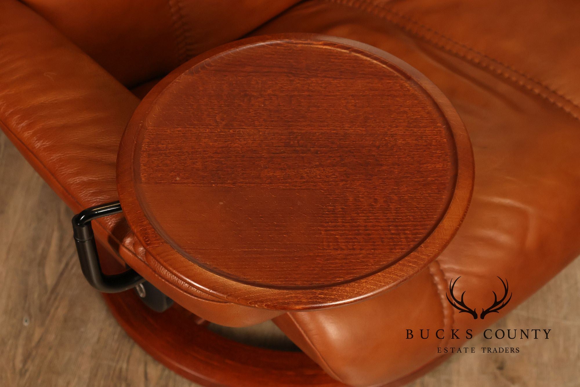 Ekornes Stressless Leather Recliner Chair And Ottoman