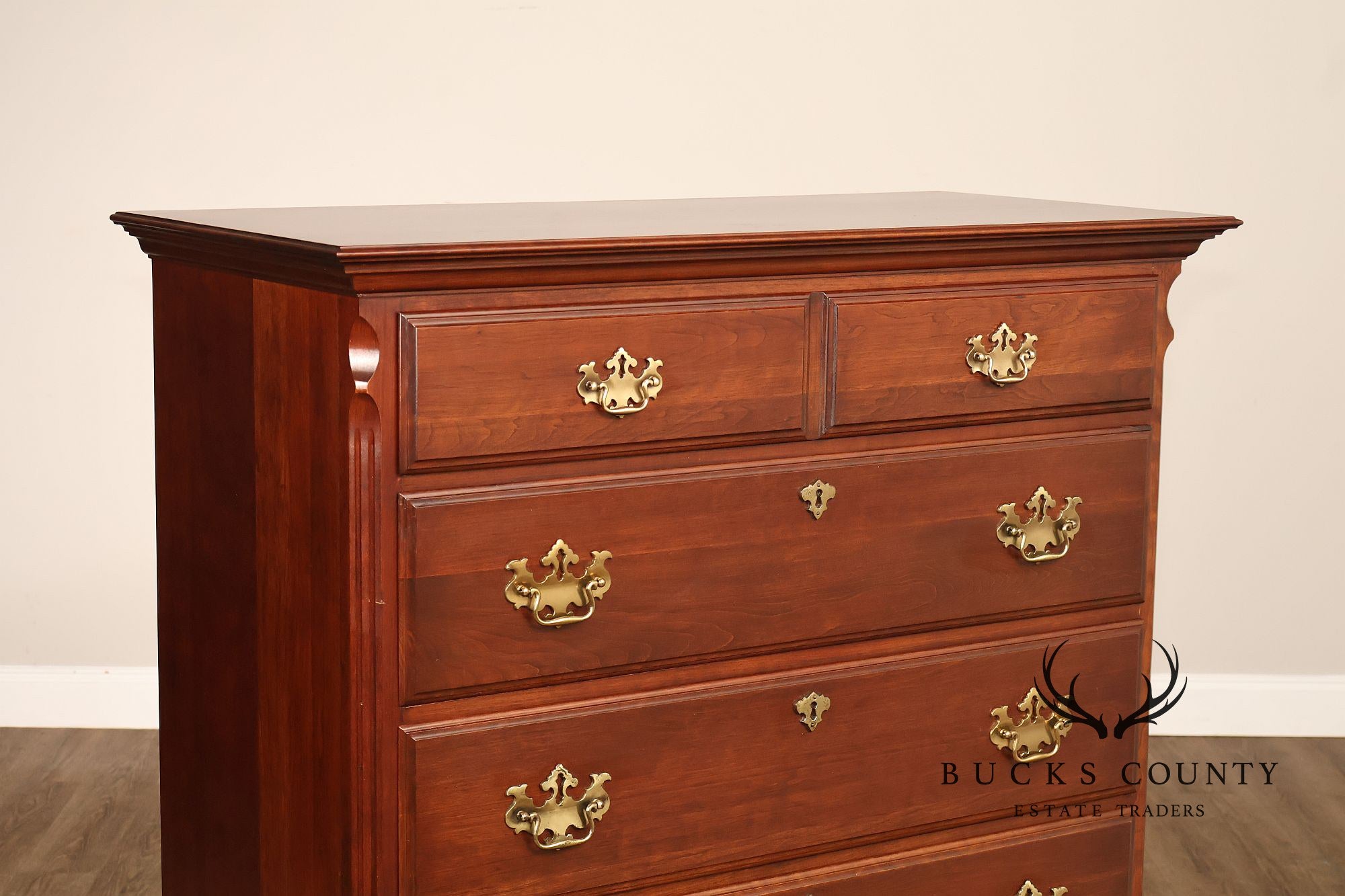 Pennsylvania House Traditional Style Cherry Chest On Chest