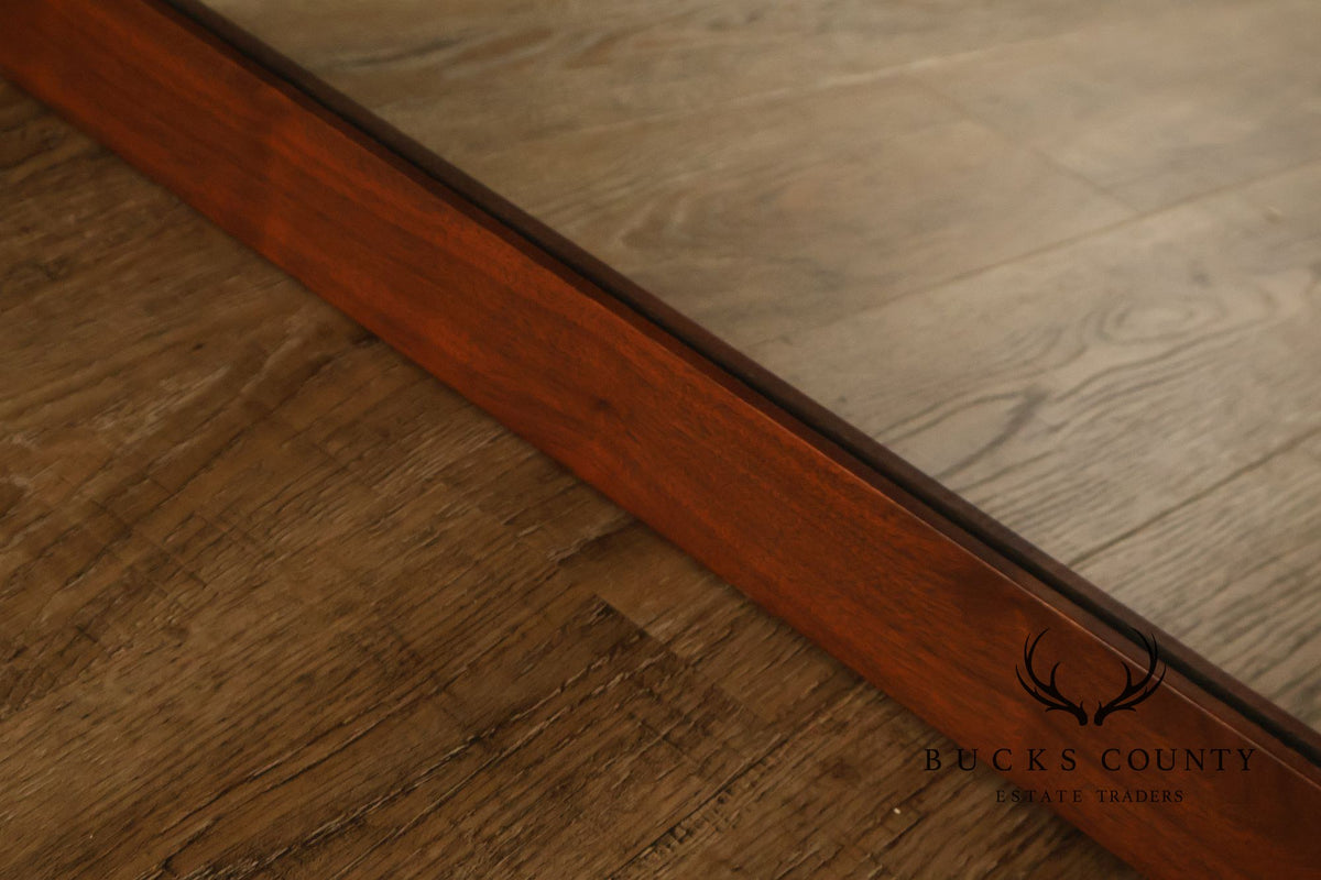 E.A. Clore Custom Walnut Hanging Wall Mirror