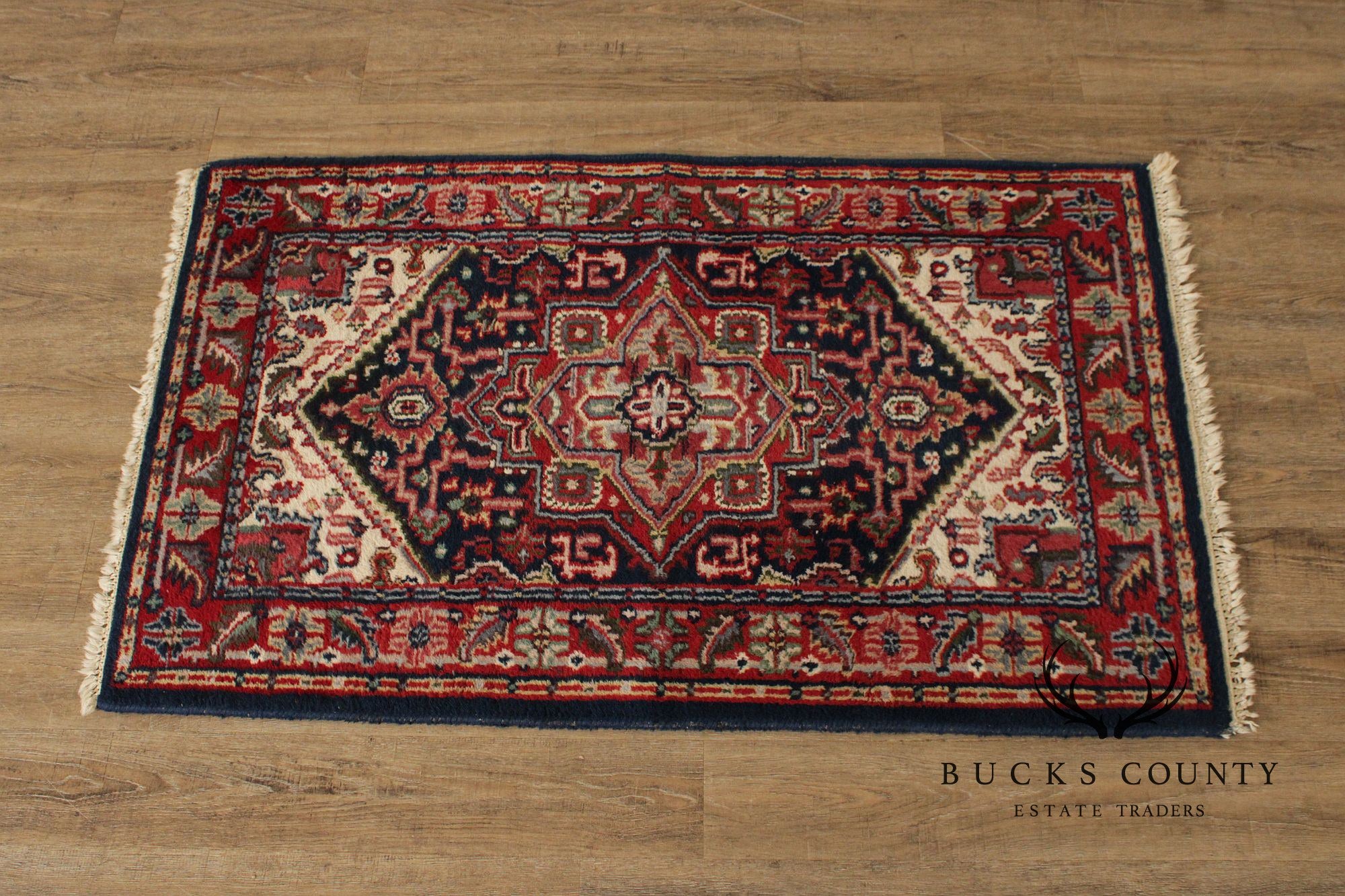 Persian Heriz Style Wool Area Rug 5'x3'