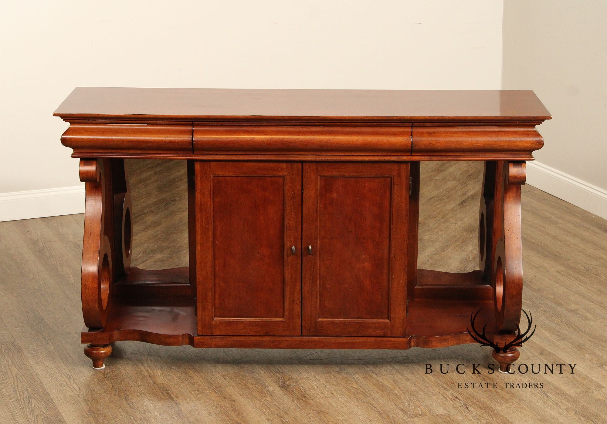 Empire Style Cherry Sideboard Cabinet