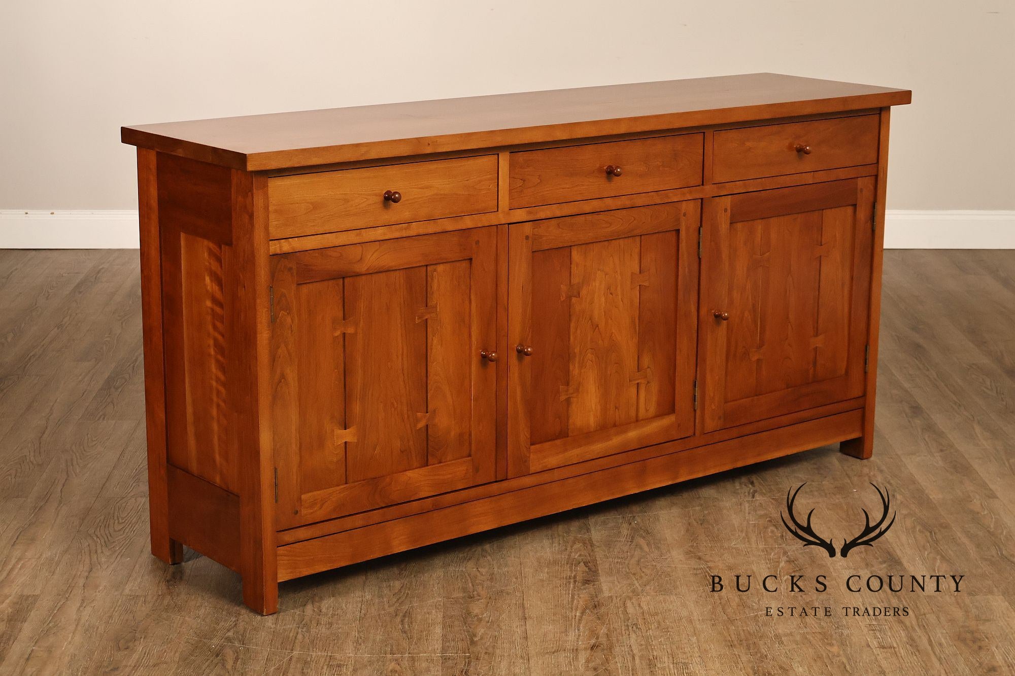 Stickley Mission Collection Cherry Three-Door Buffet