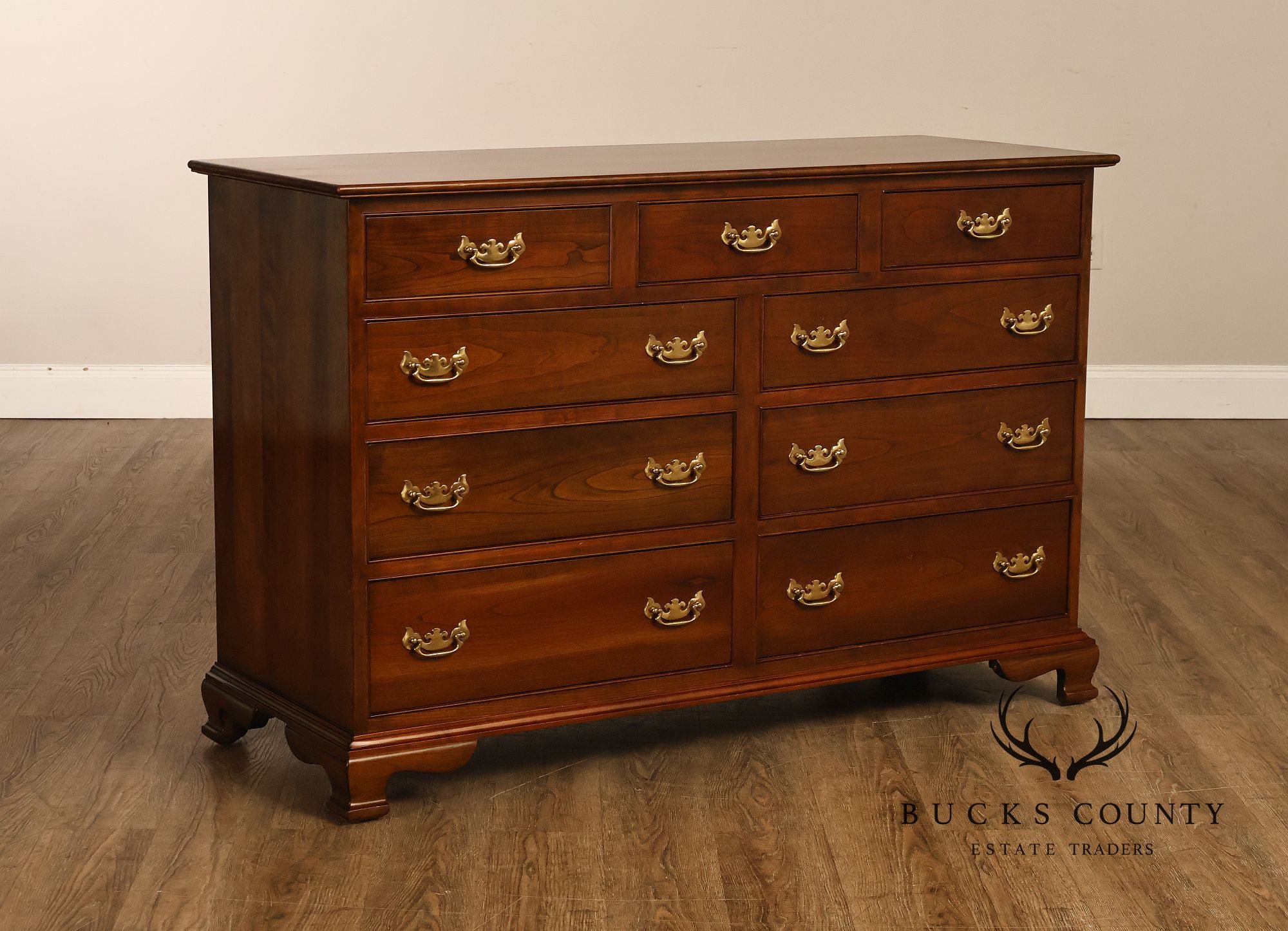 Stickley Traditional Style Cherry Double Dresser