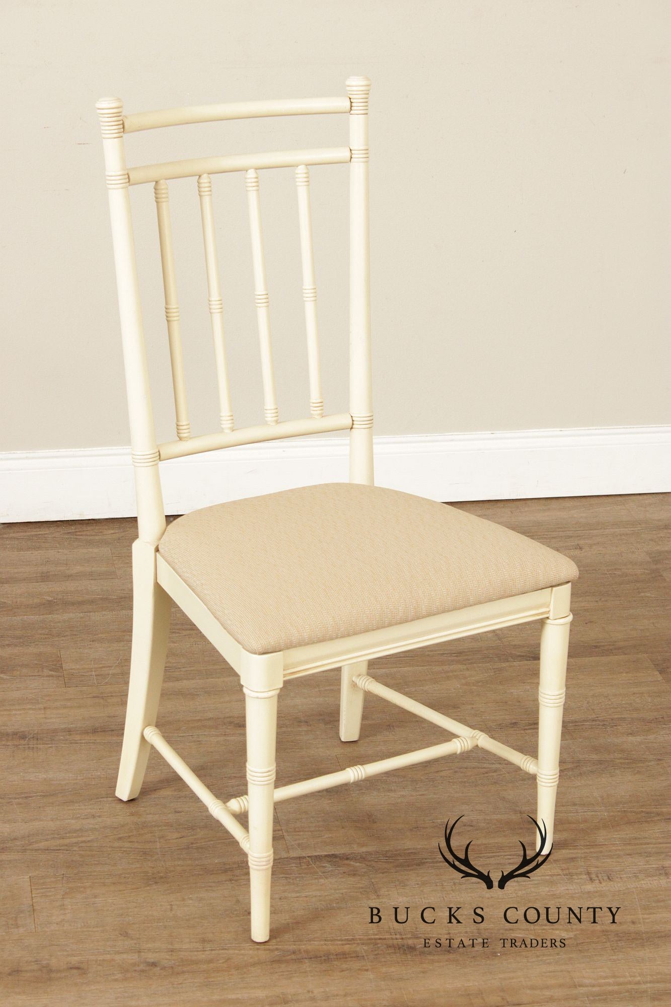Drexel Heritage Vintage Faux Bamboo Side Chair
