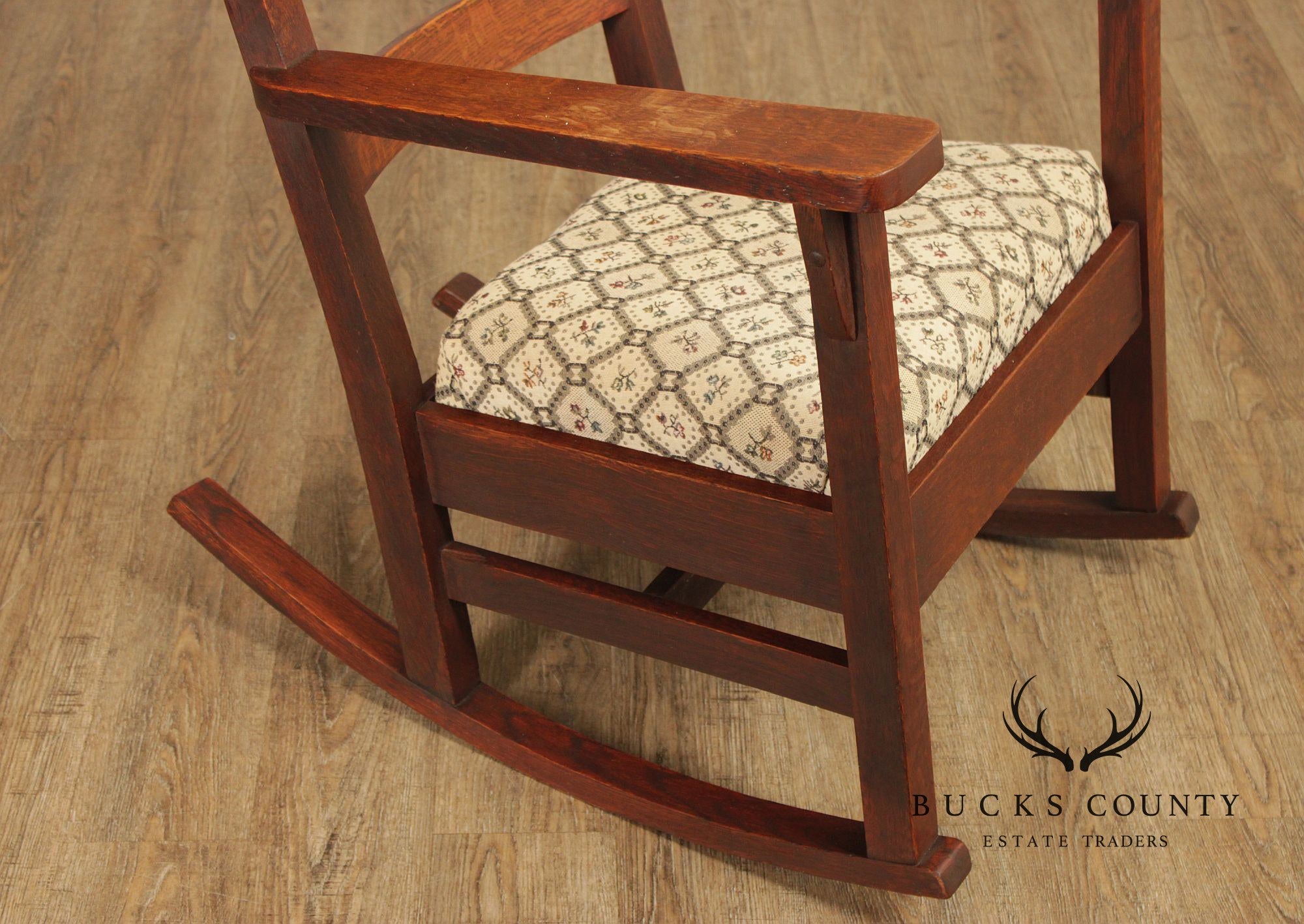 Antique Mission Oak Rocking Chair